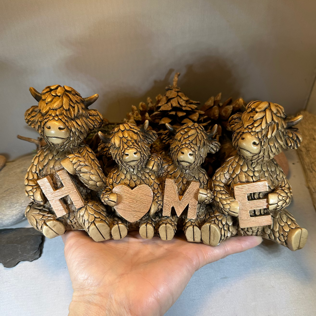 Our Home Highland Cows Figurine