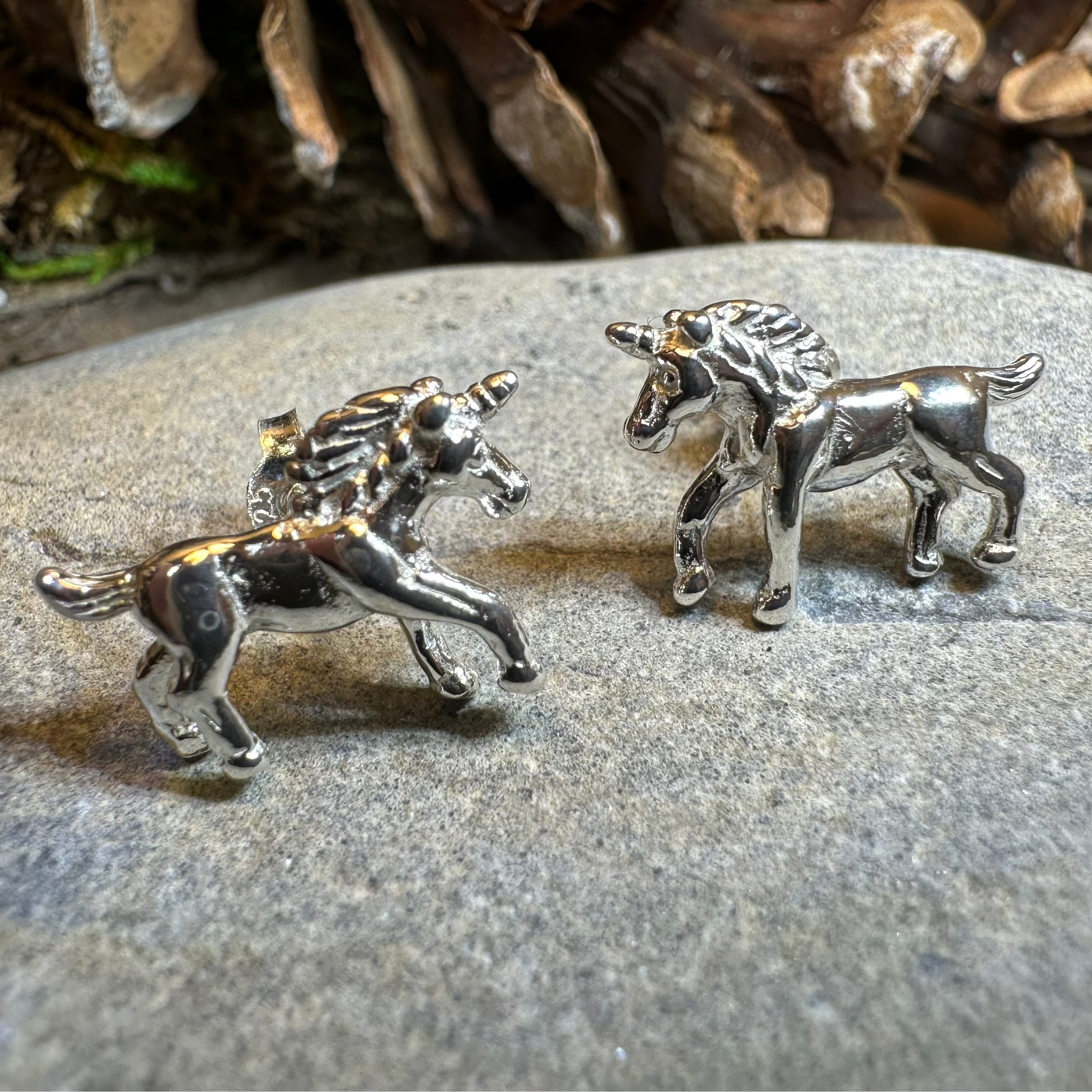 Legendary Unicorn Post Back Earrings