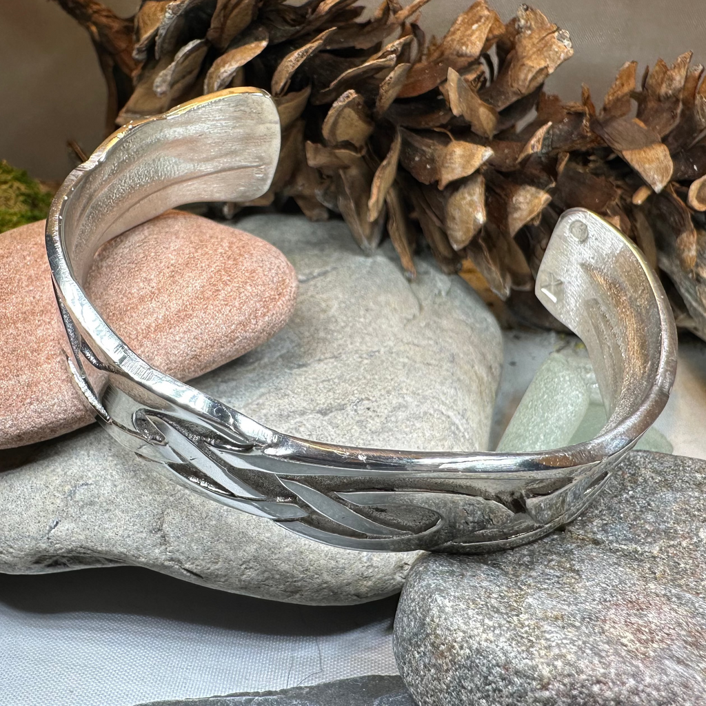 Cruth Celtic Pewter Cuff Bracelet - Handmade in Scotland