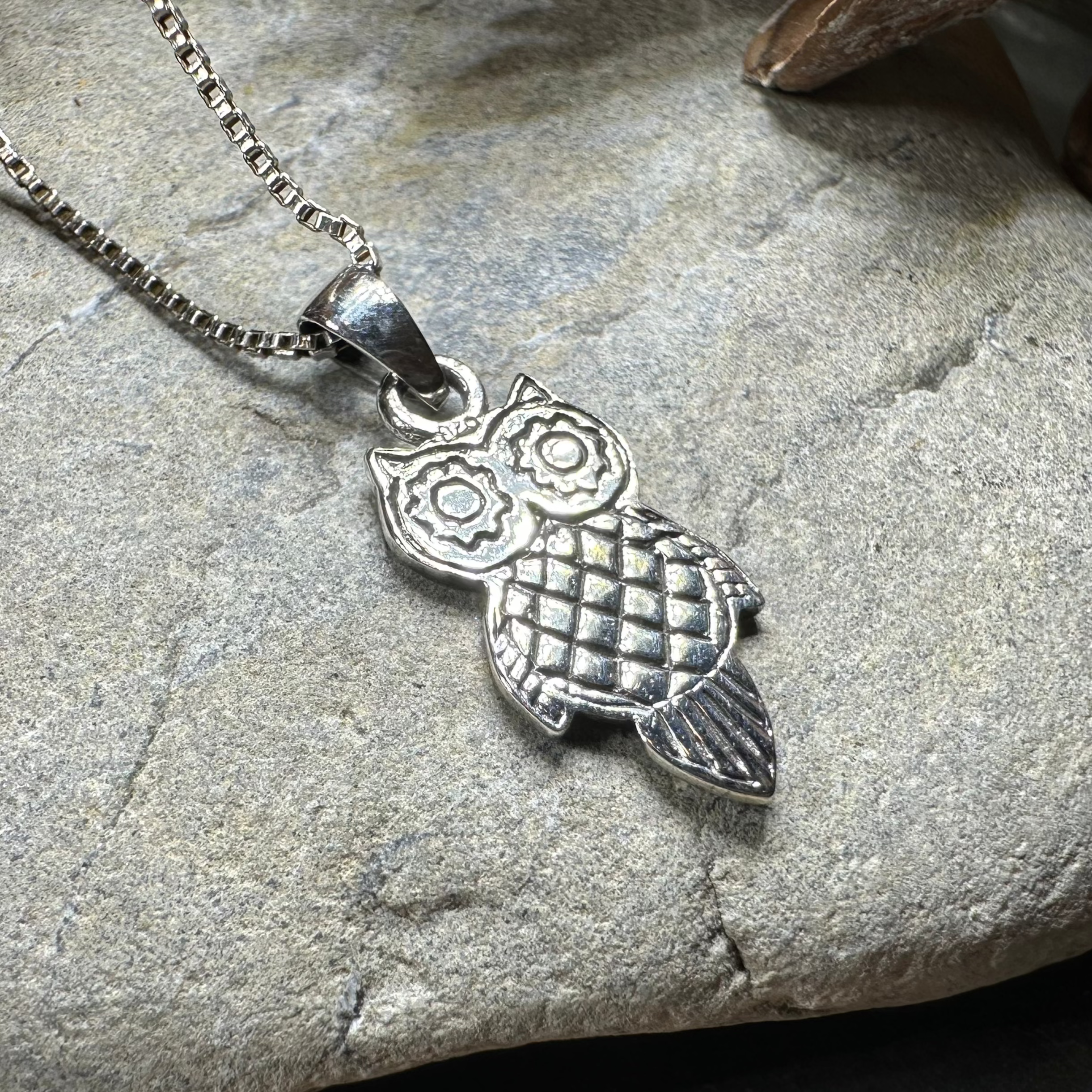 Athena Owl Necklace