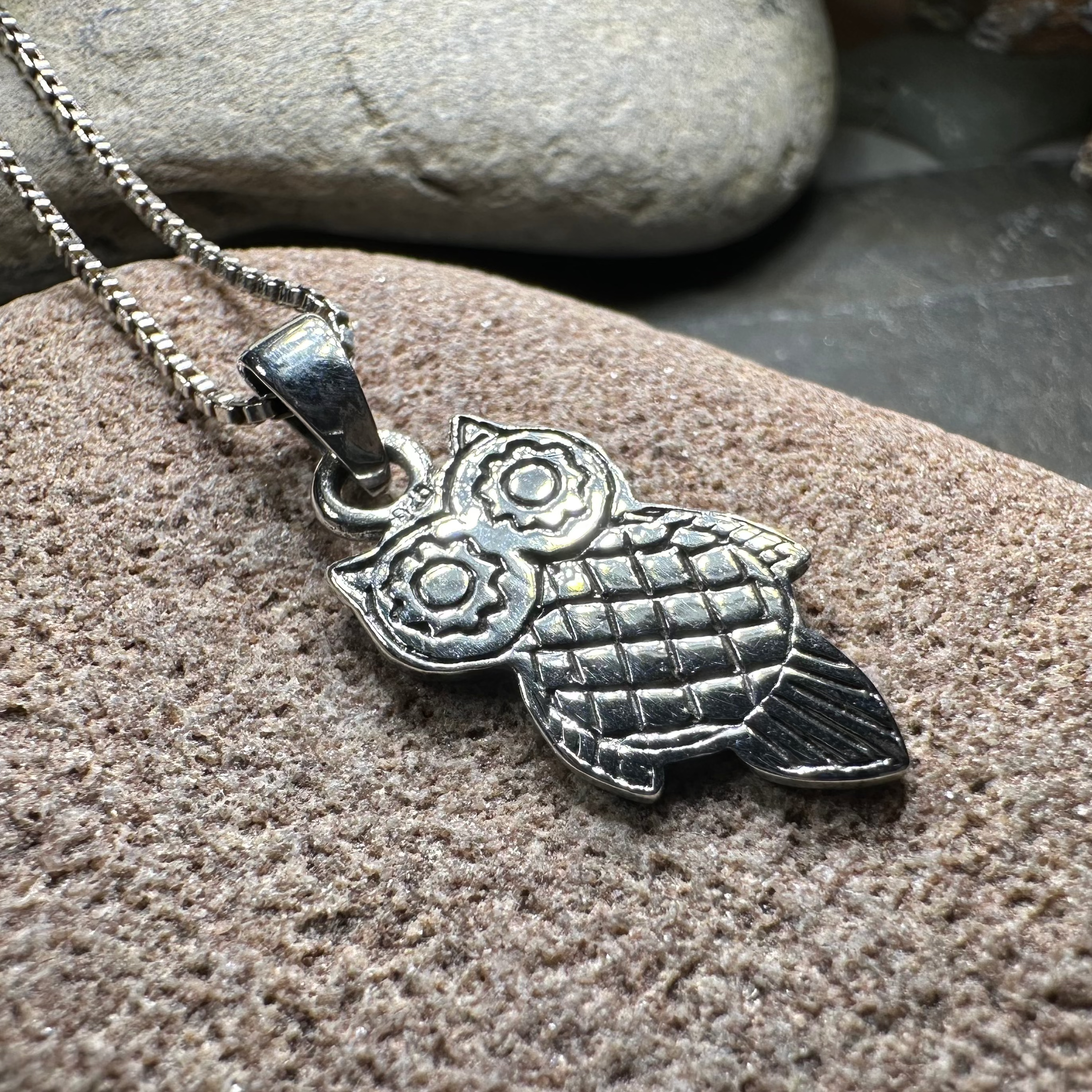Athena Owl Necklace