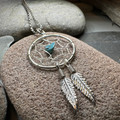 Turquoise Dreamcatcher Necklace