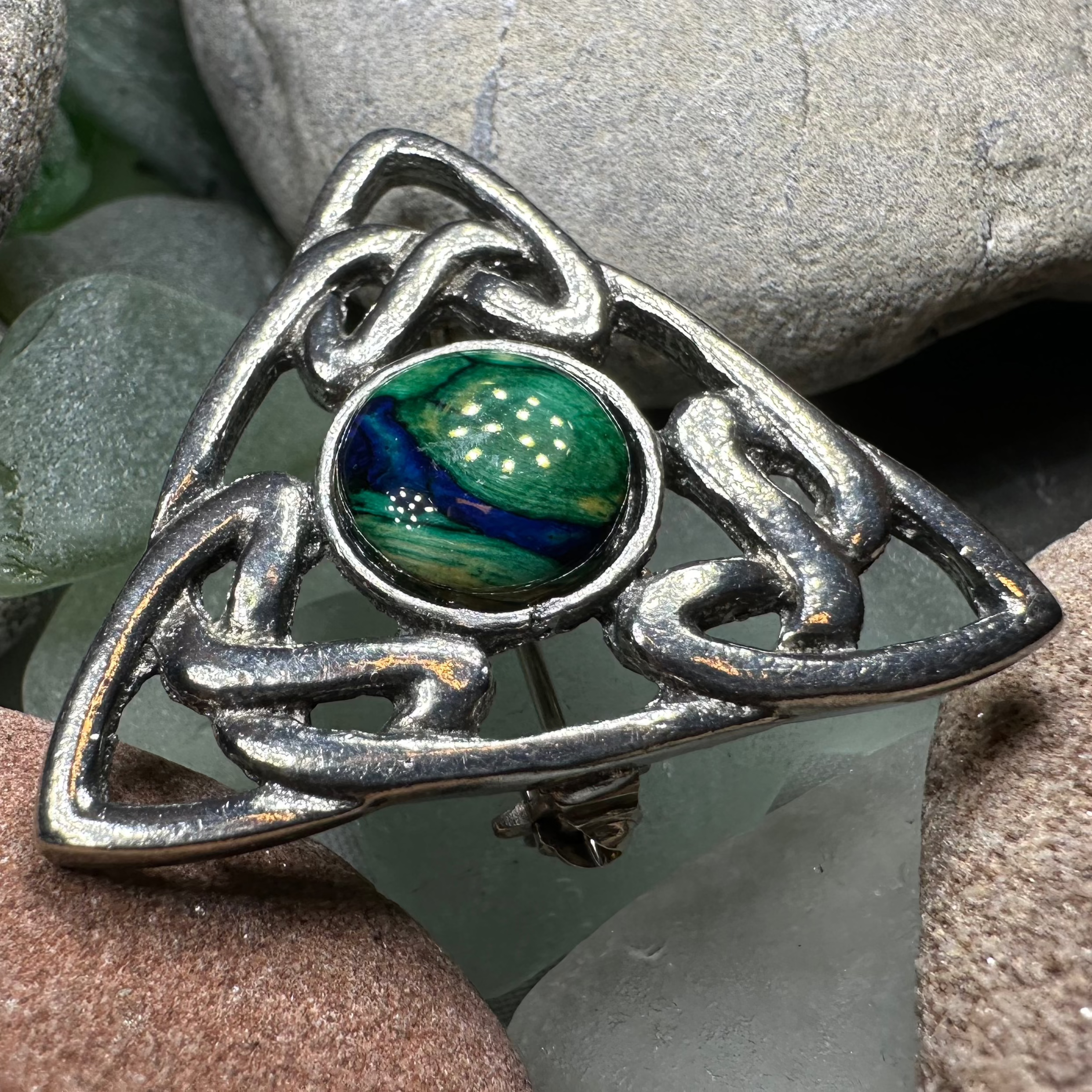 Heathergems Pictish Celtic Knot Brooch - Handmade in Scotland