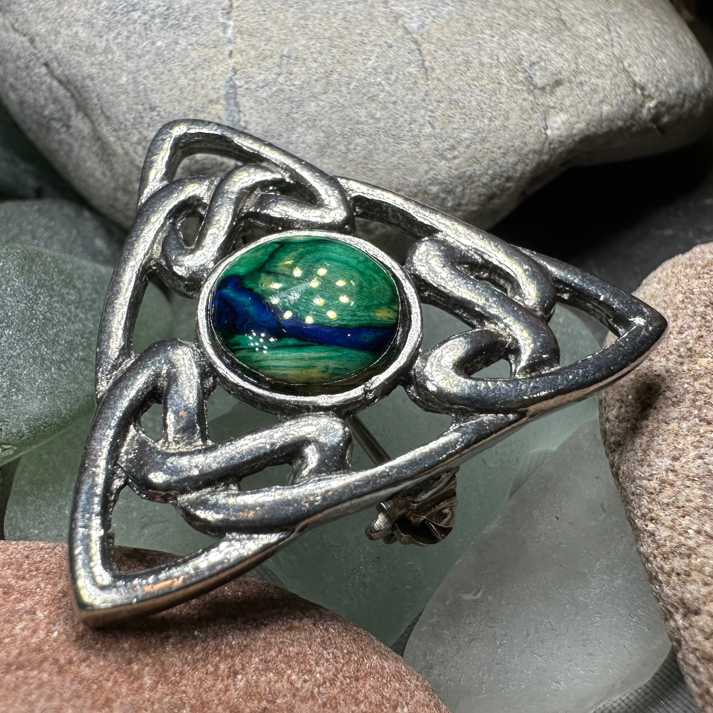Heathergems Pictish Celtic Knot Brooch - Handmade in Scotland