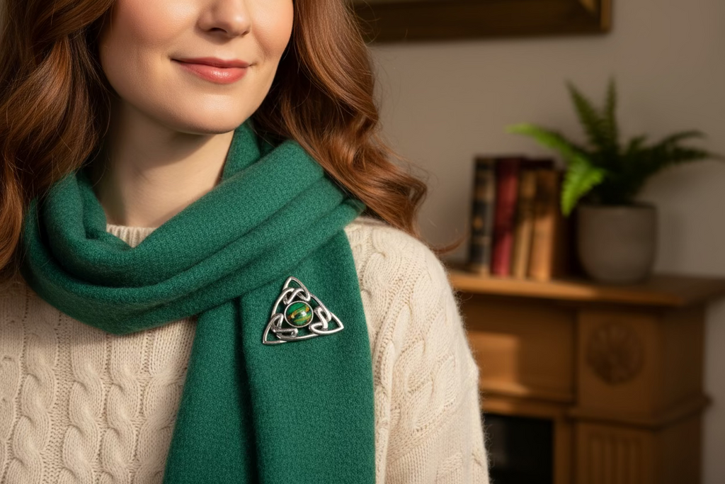 Heathergems Pictish Celtic Knot Brooch - Handmade in Scotland