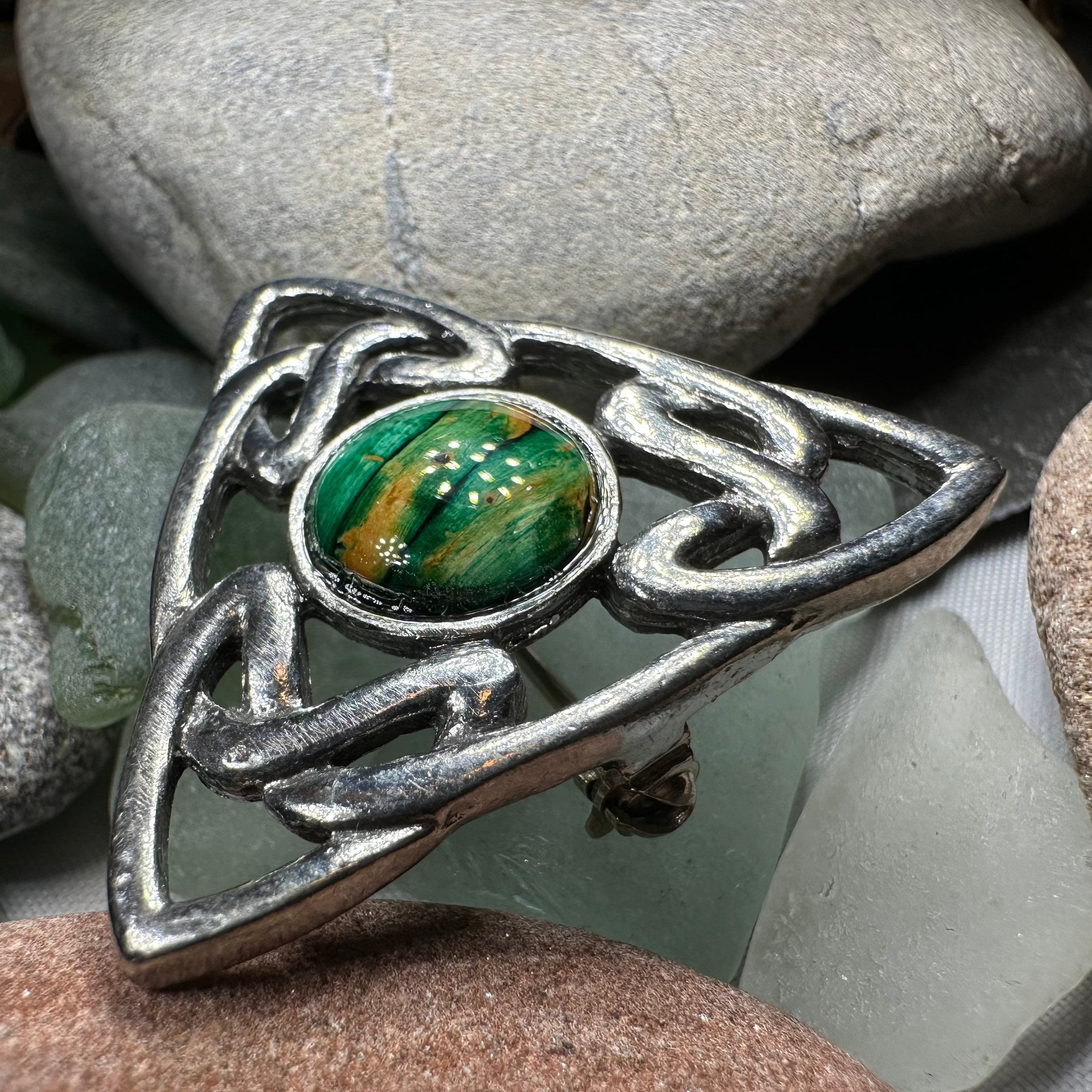 Heathergems Pictish Celtic Knot Brooch - Handmade in Scotland