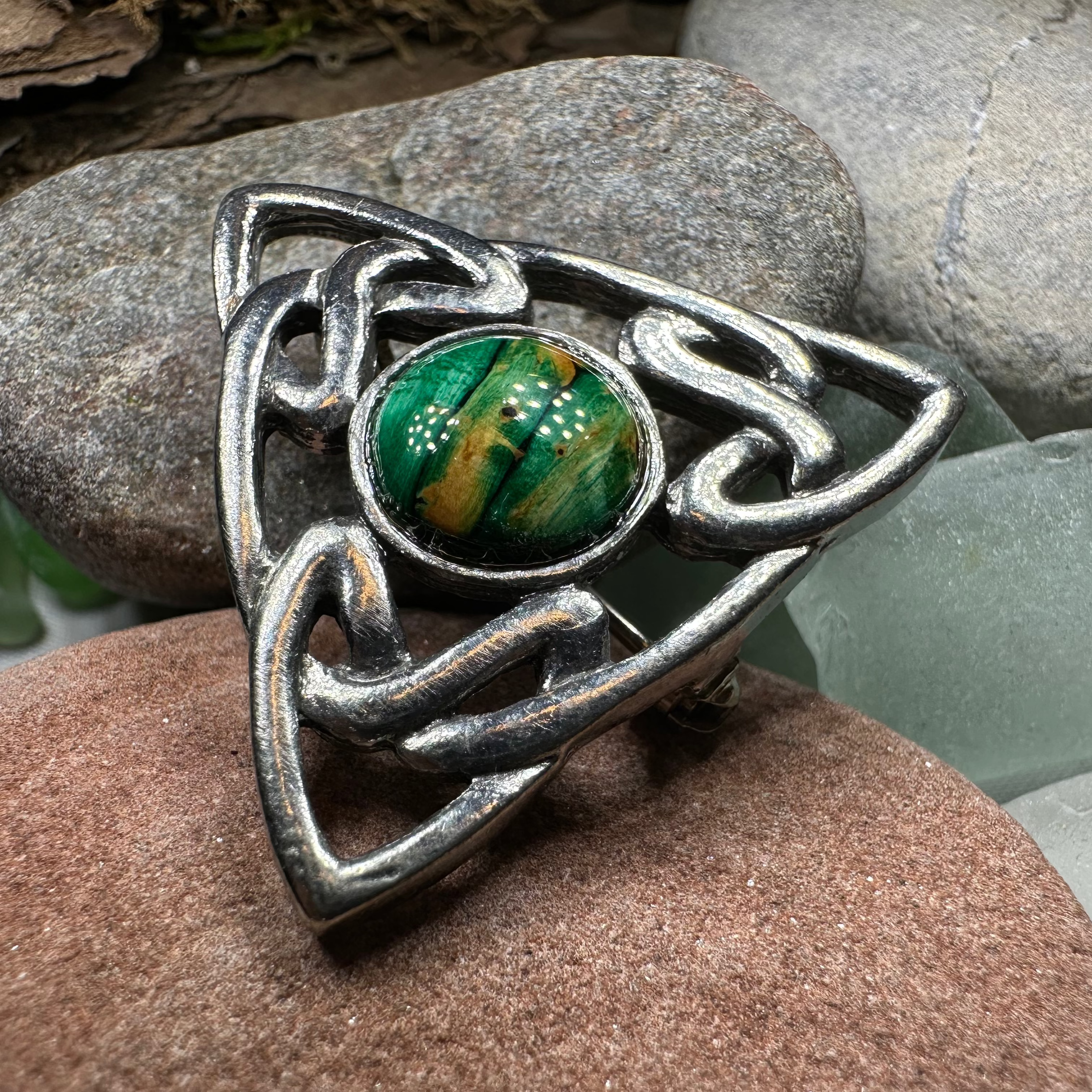 Heathergems Pictish Celtic Knot Brooch - Handmade in Scotland
