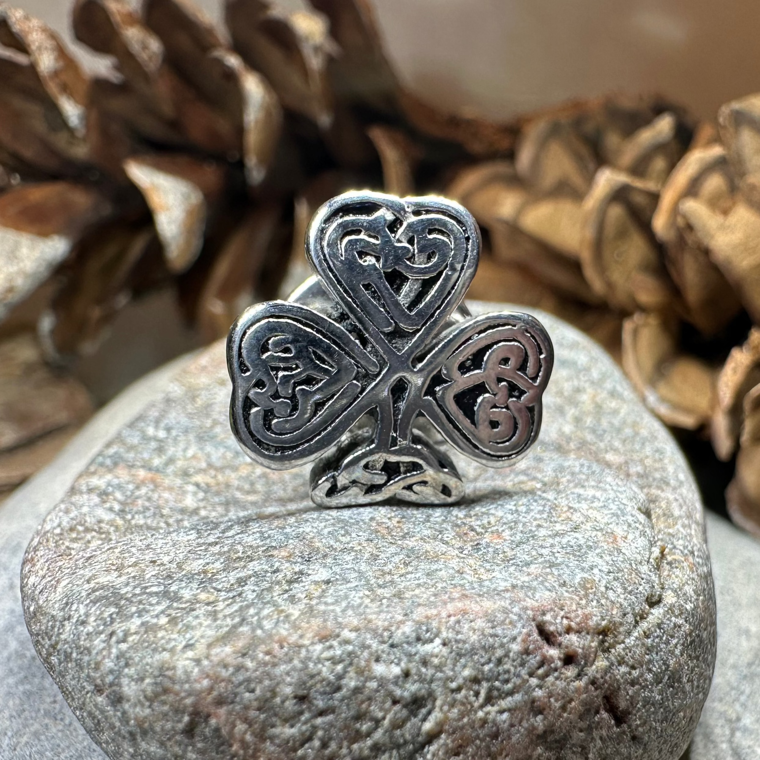 Celtic Irish Shamrock Lapel Pin