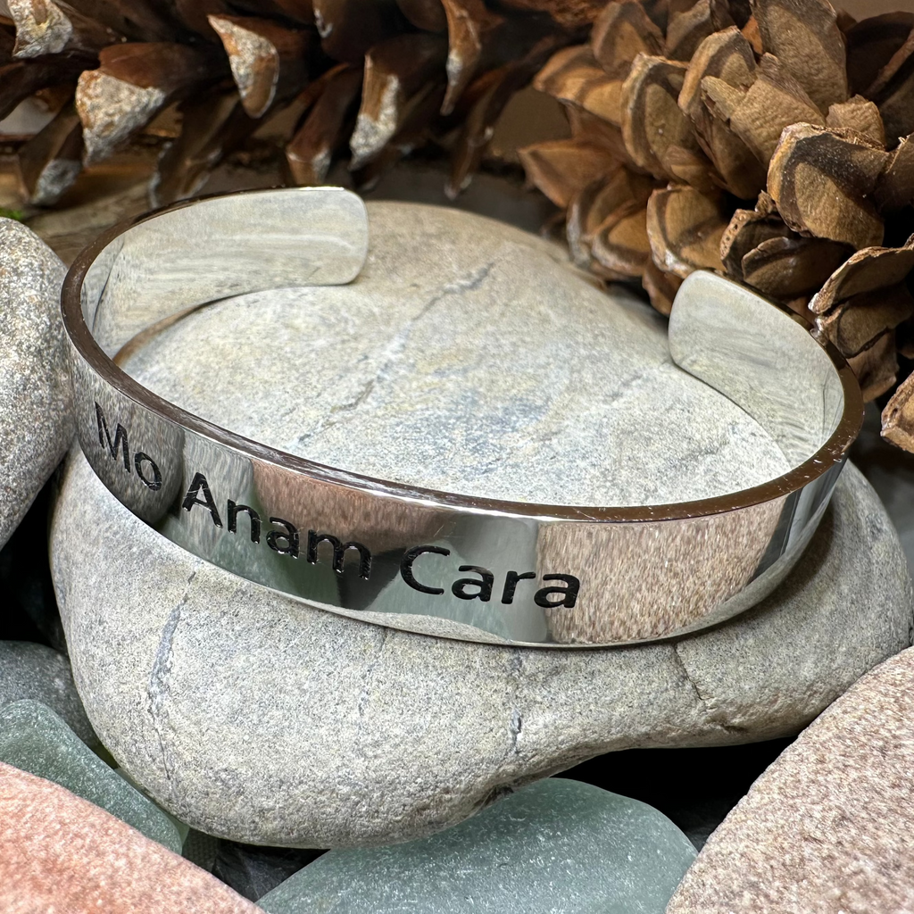 Gaelic Anam Cara Soulmate Cuff Bracelet