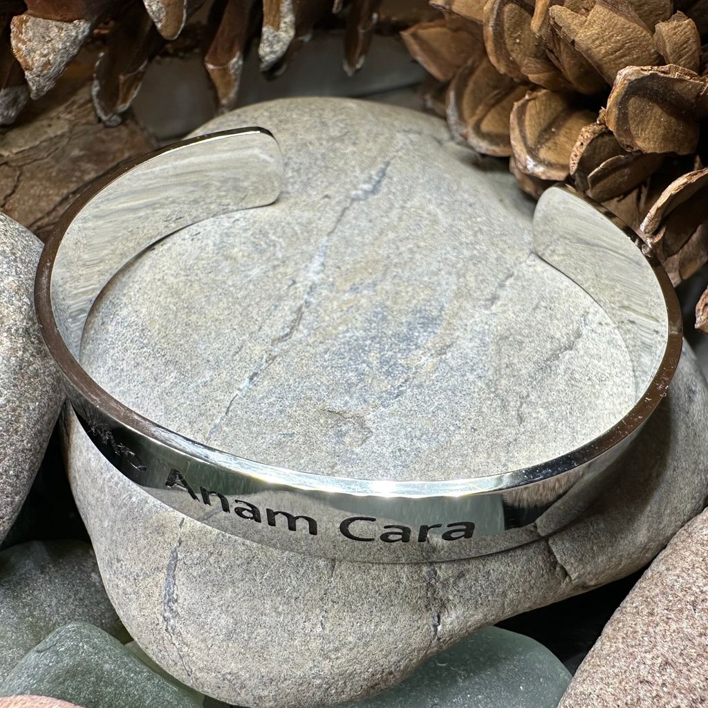 Gaelic Anam Cara Soulmate Cuff Bracelet