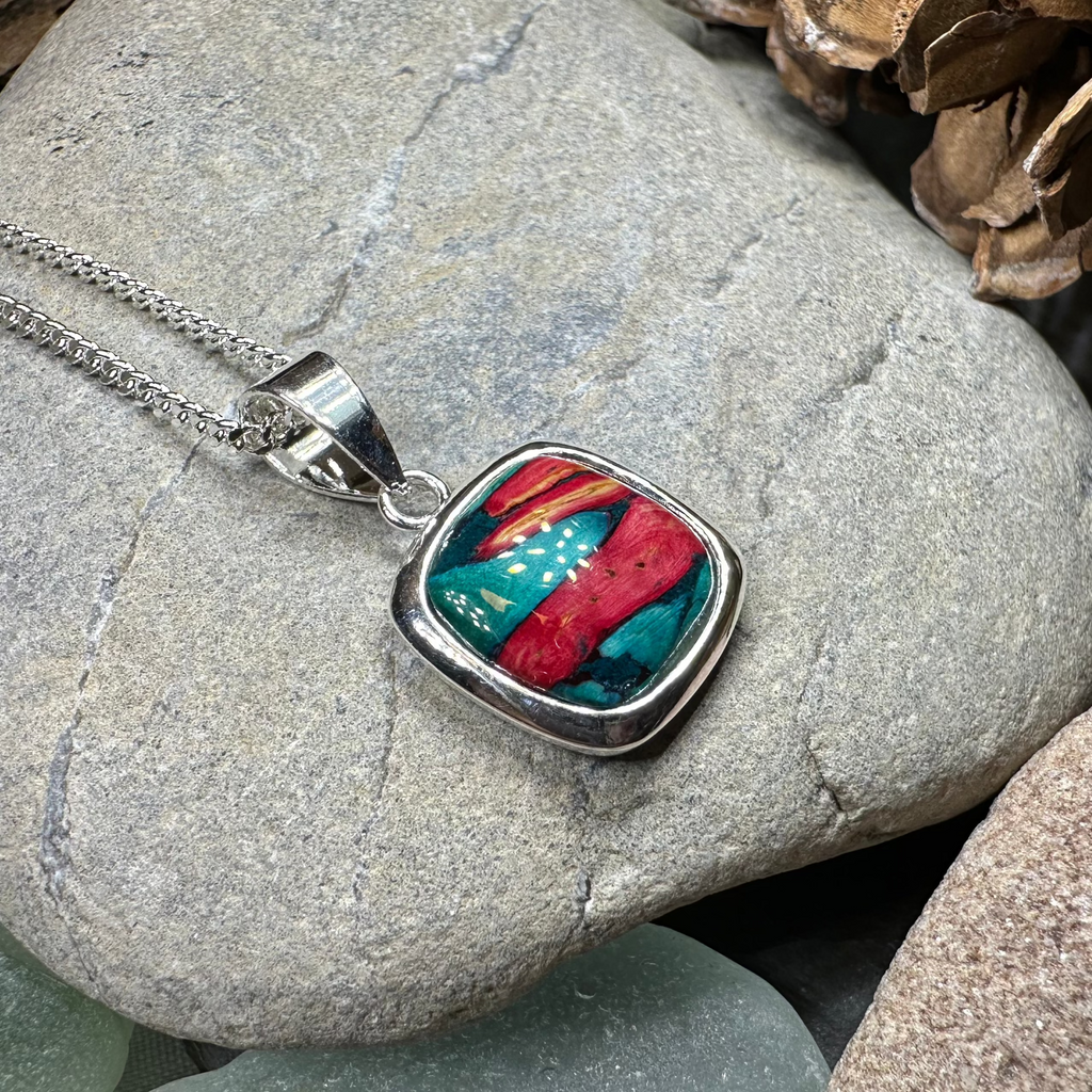 Mira Heathergems Celtic Necklace - Handmade in Scotland