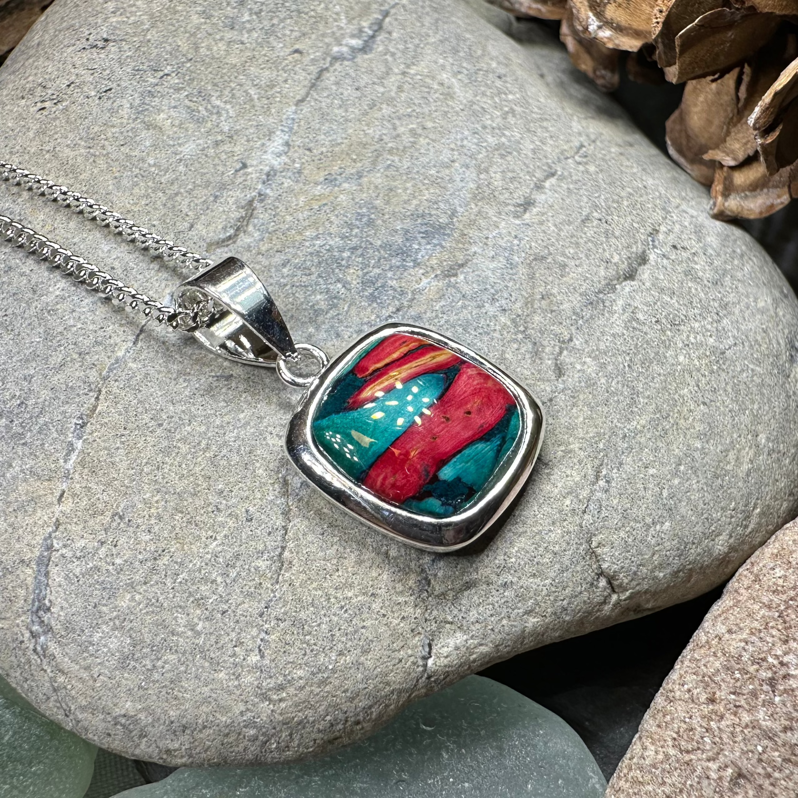 Mira Heathergems Celtic Necklace - Handmade in Scotland