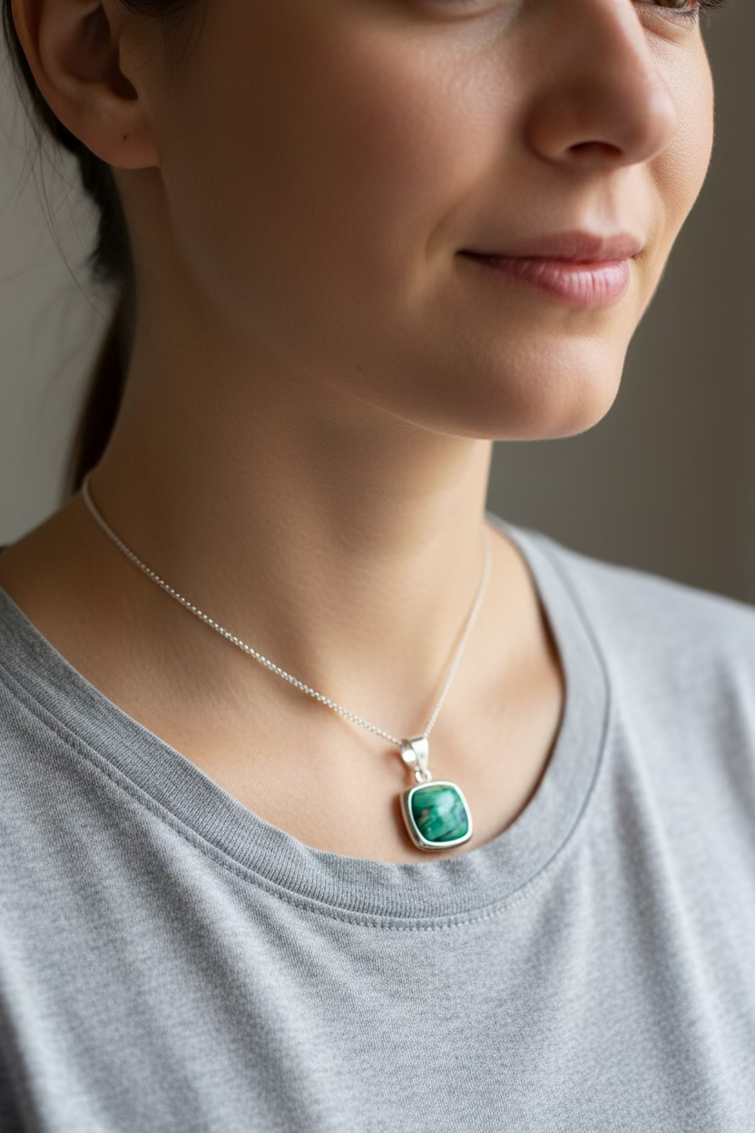 Mira Heathergems Celtic Necklace - Handmade in Scotland