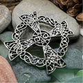 Pewter Celtic Cross Brooch