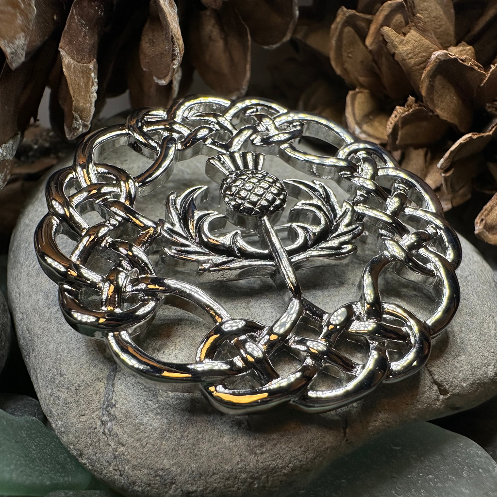 Scottish Thistle Brooch