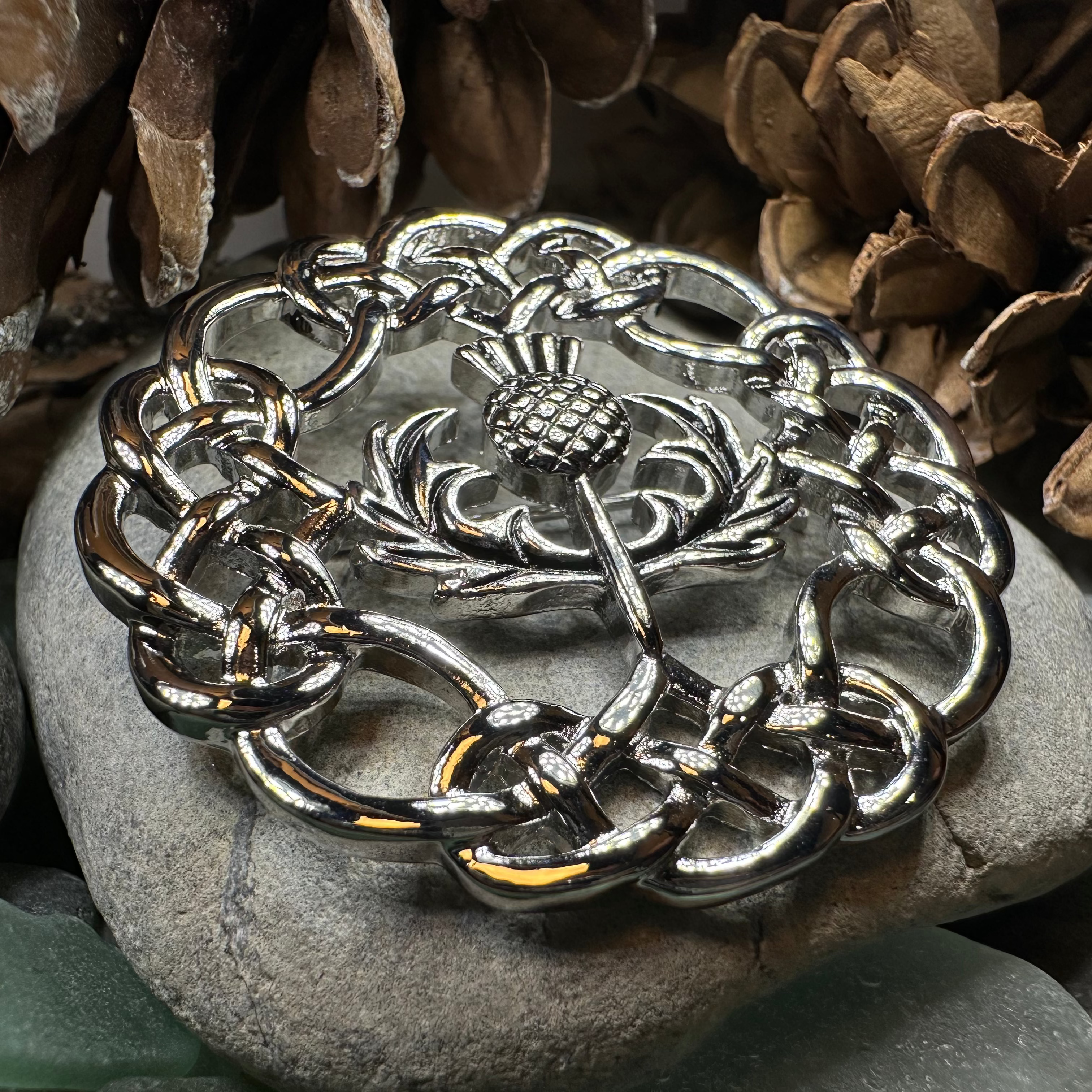 Scottish Thistle Brooch