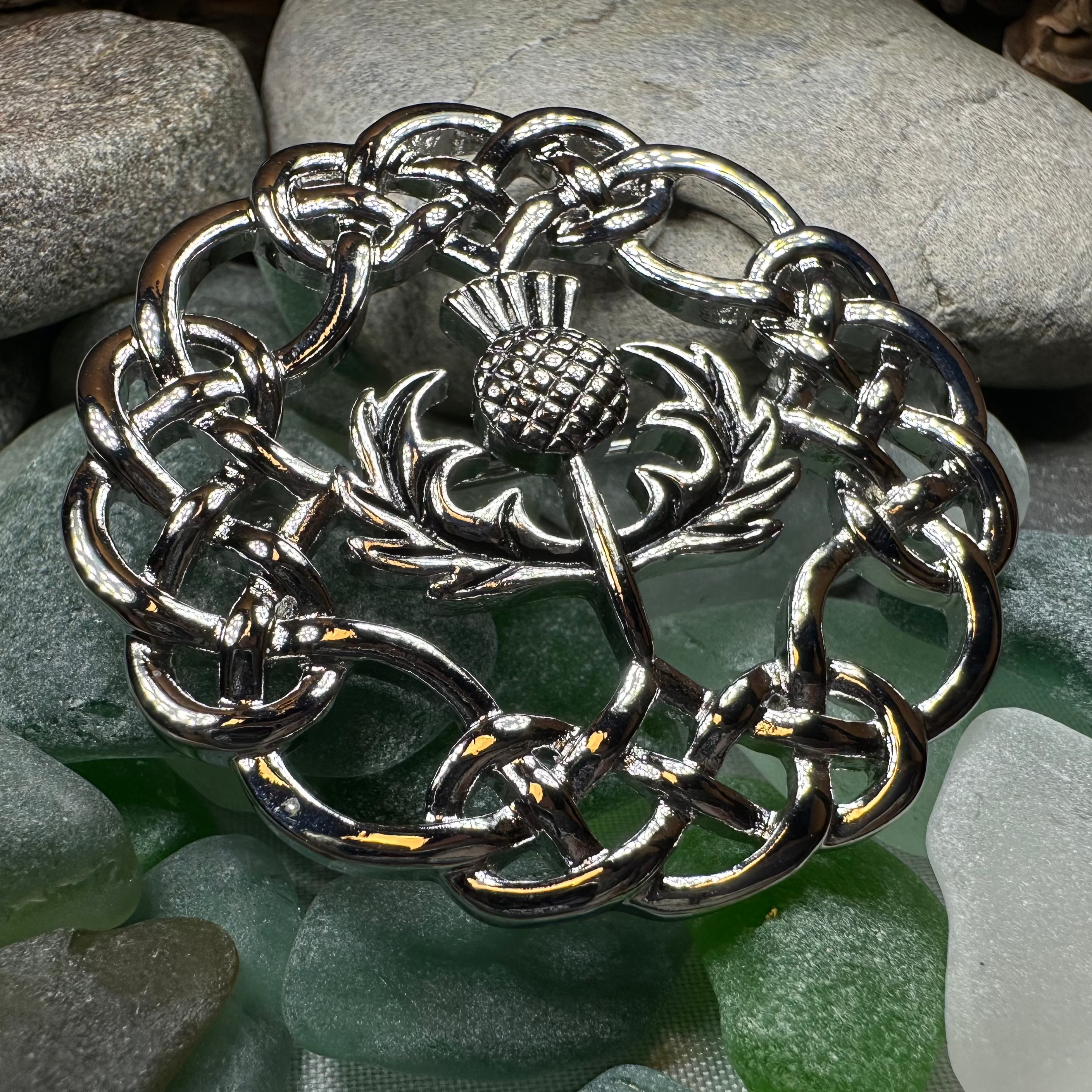 Scottish Thistle Brooch