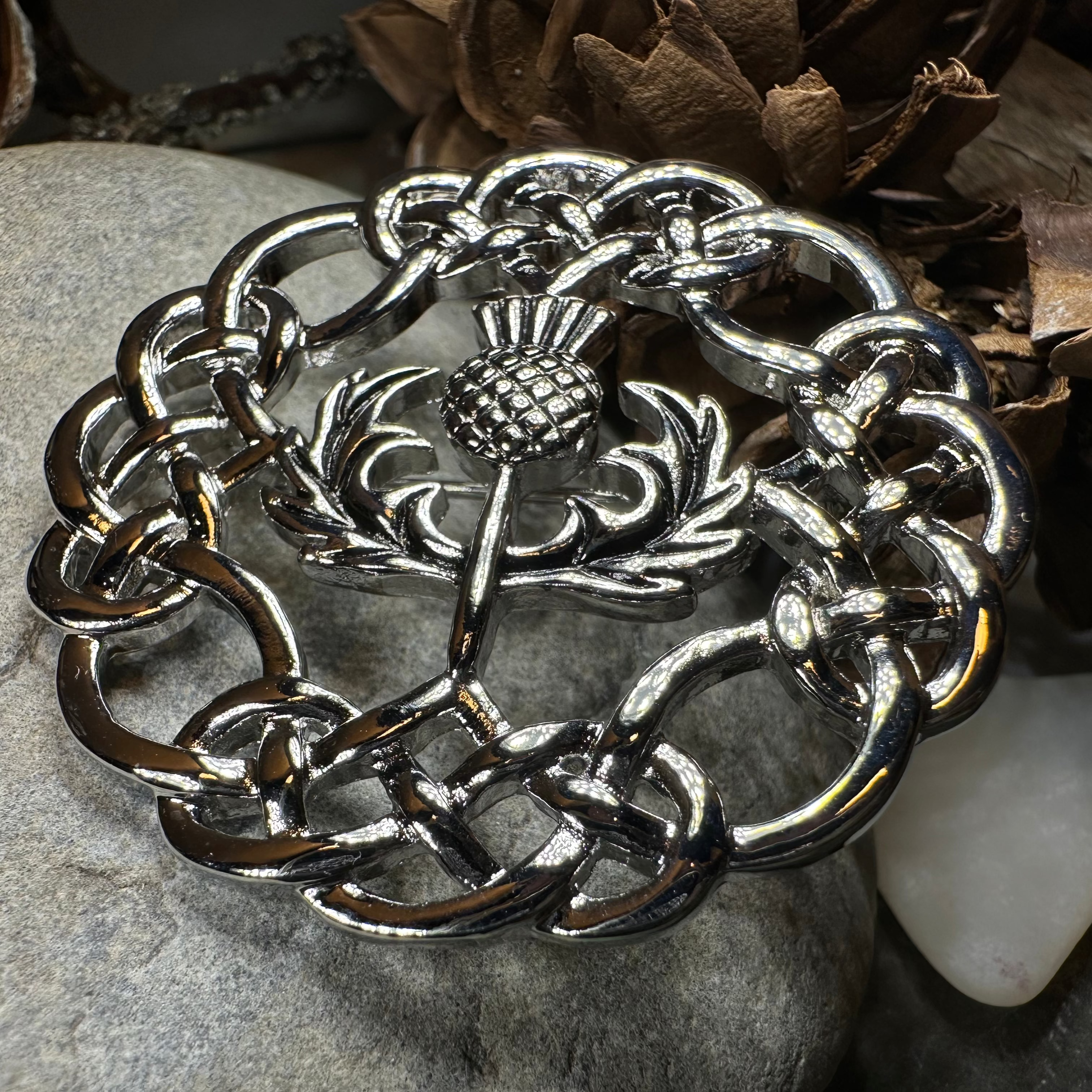 Scottish Thistle Brooch