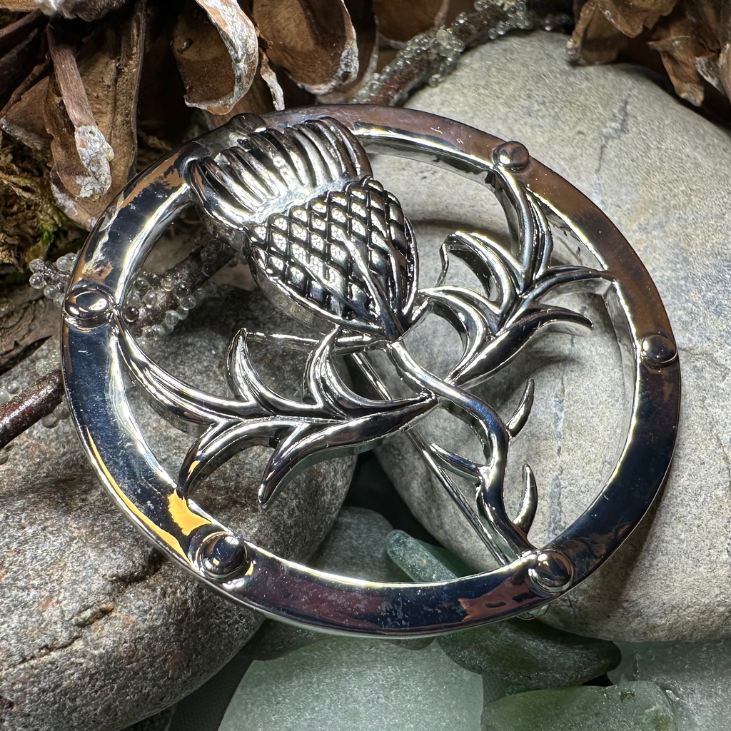 Scotland Thistle Brooch