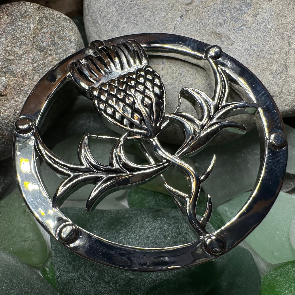 Scotland Thistle Brooch