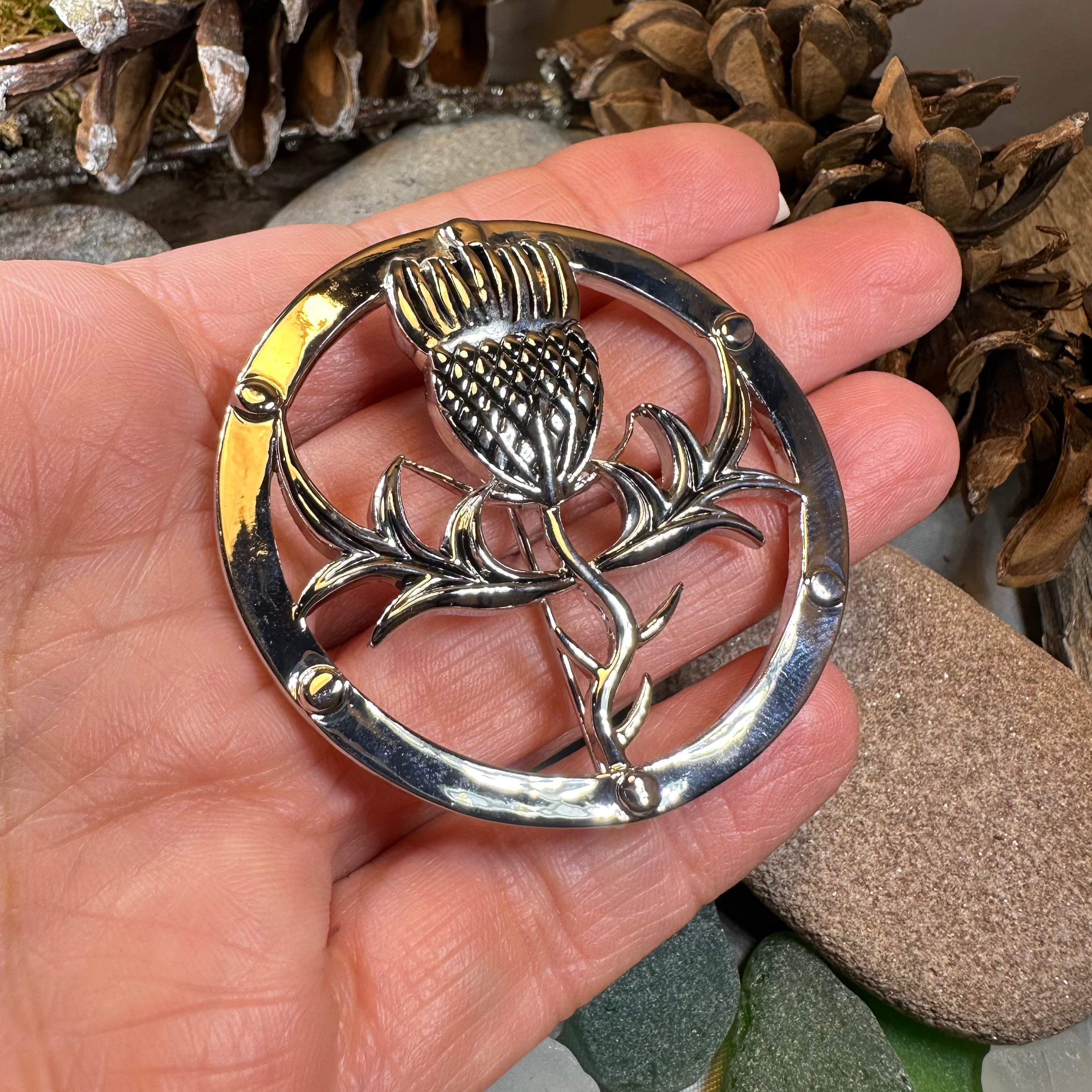 Scotland Thistle Brooch