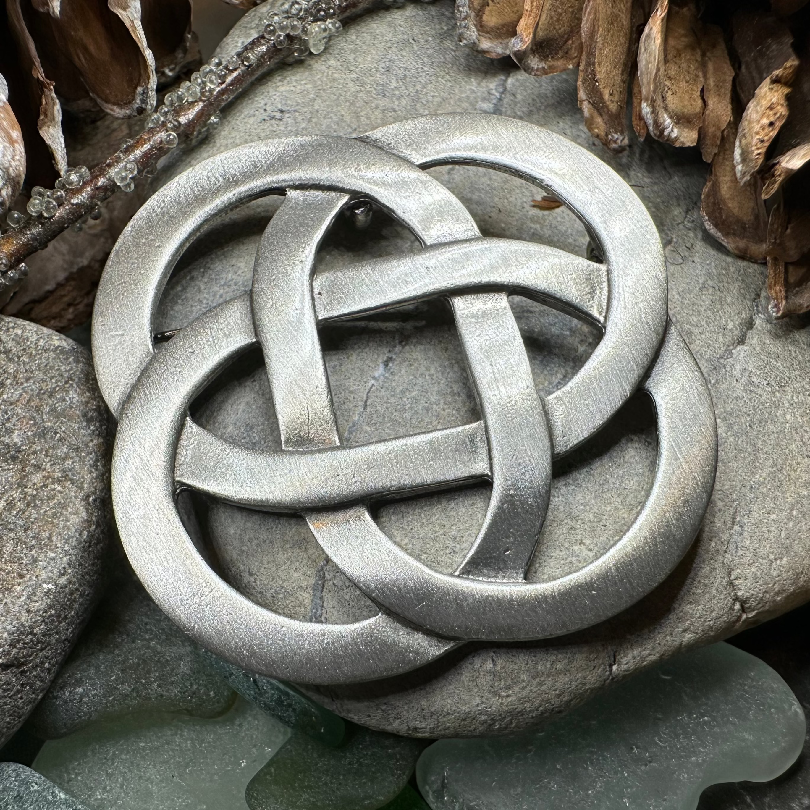 Celtic Dara Knot Brooch