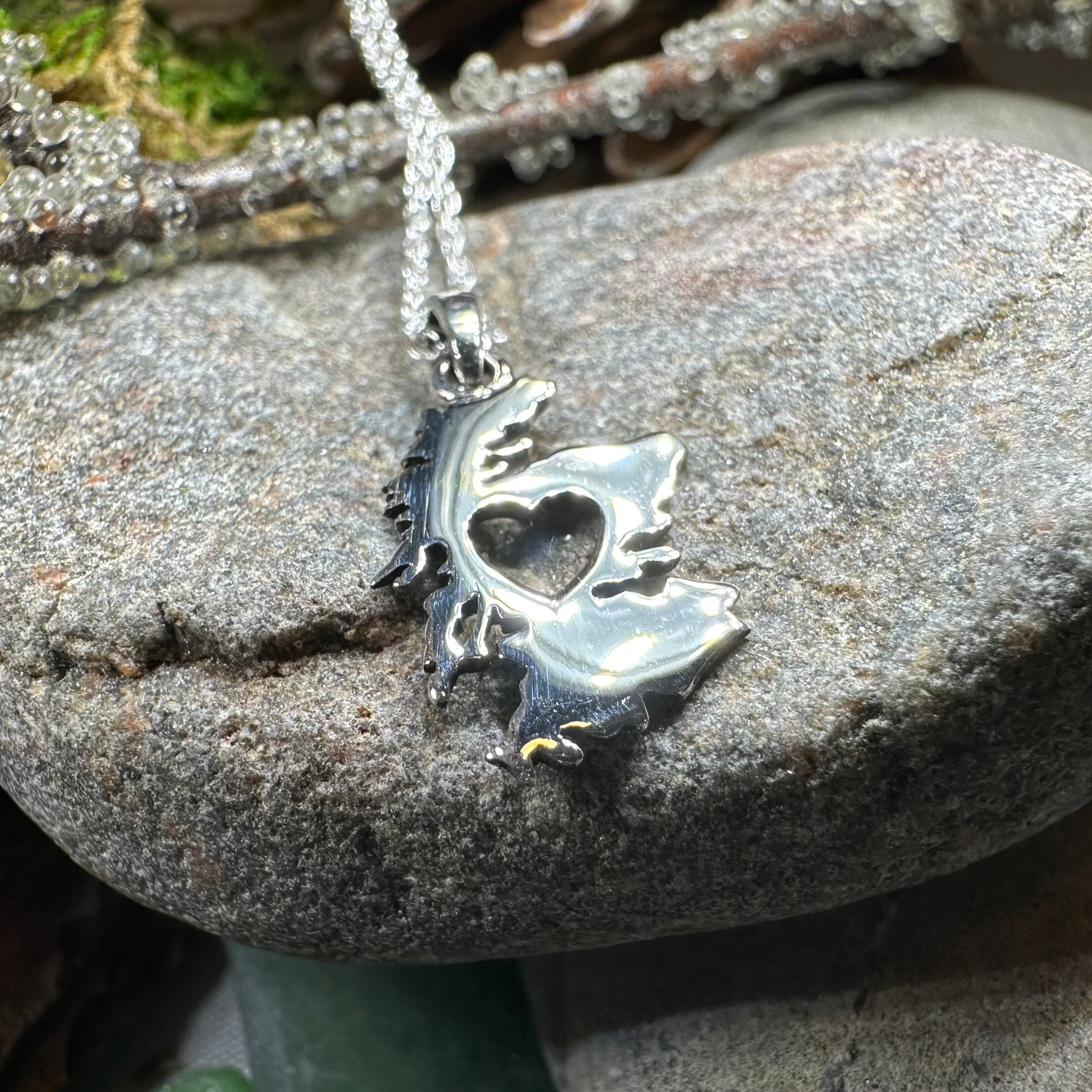 Scotland Map Necklace