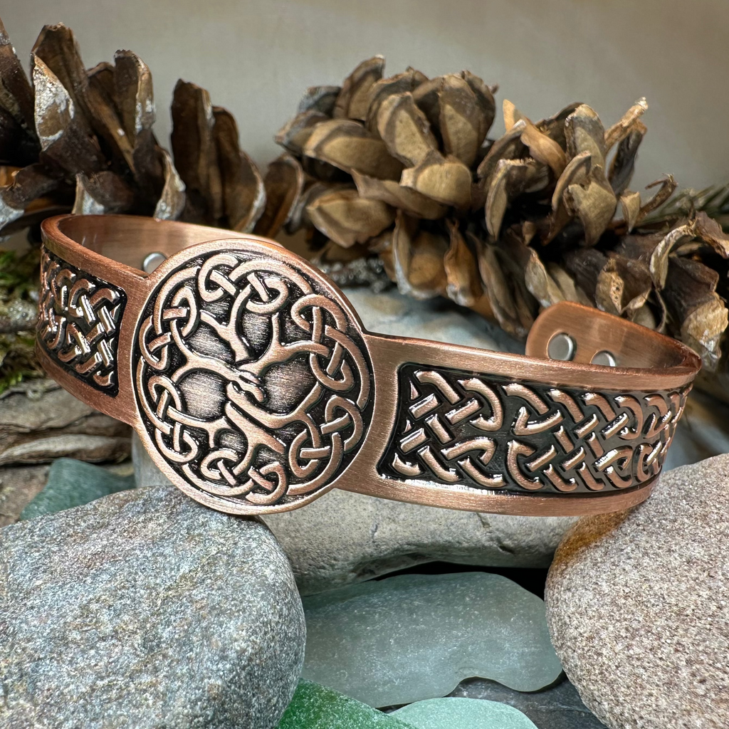 Tree of Life Copper Cuff Bracelet