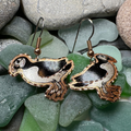 Puffin Copper Earrings