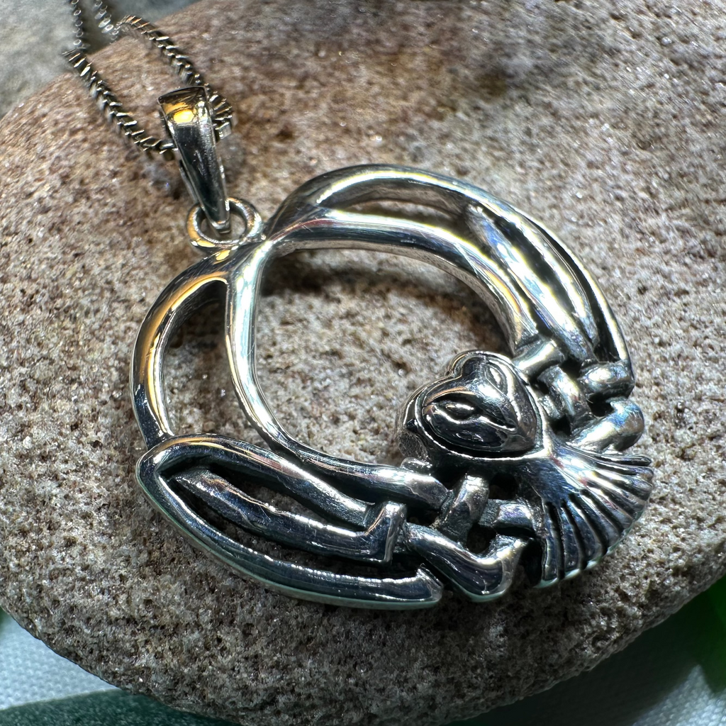 Affraic Celtic Owl Necklace