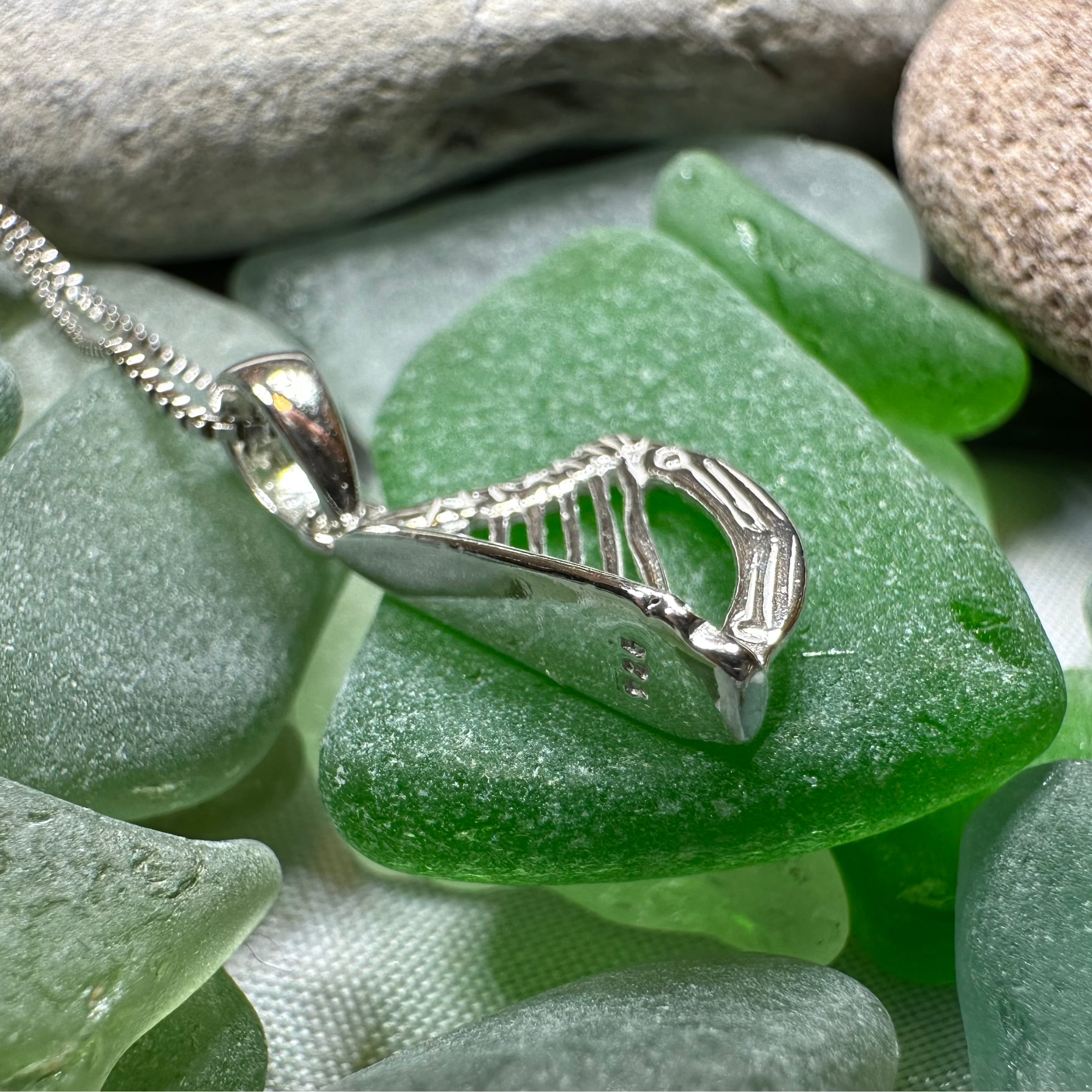 Petite Irish Harp Necklace