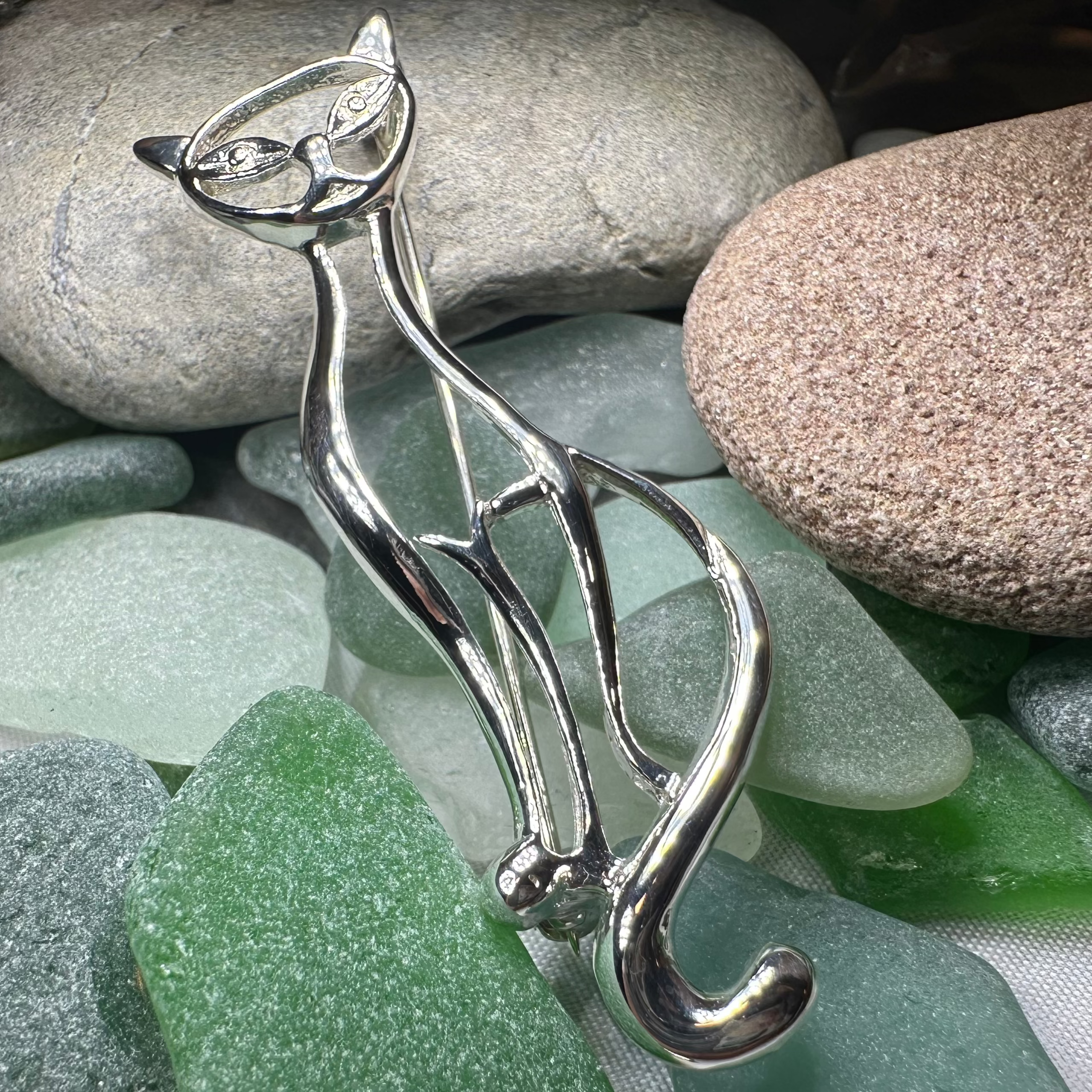 Couture Cat Brooch