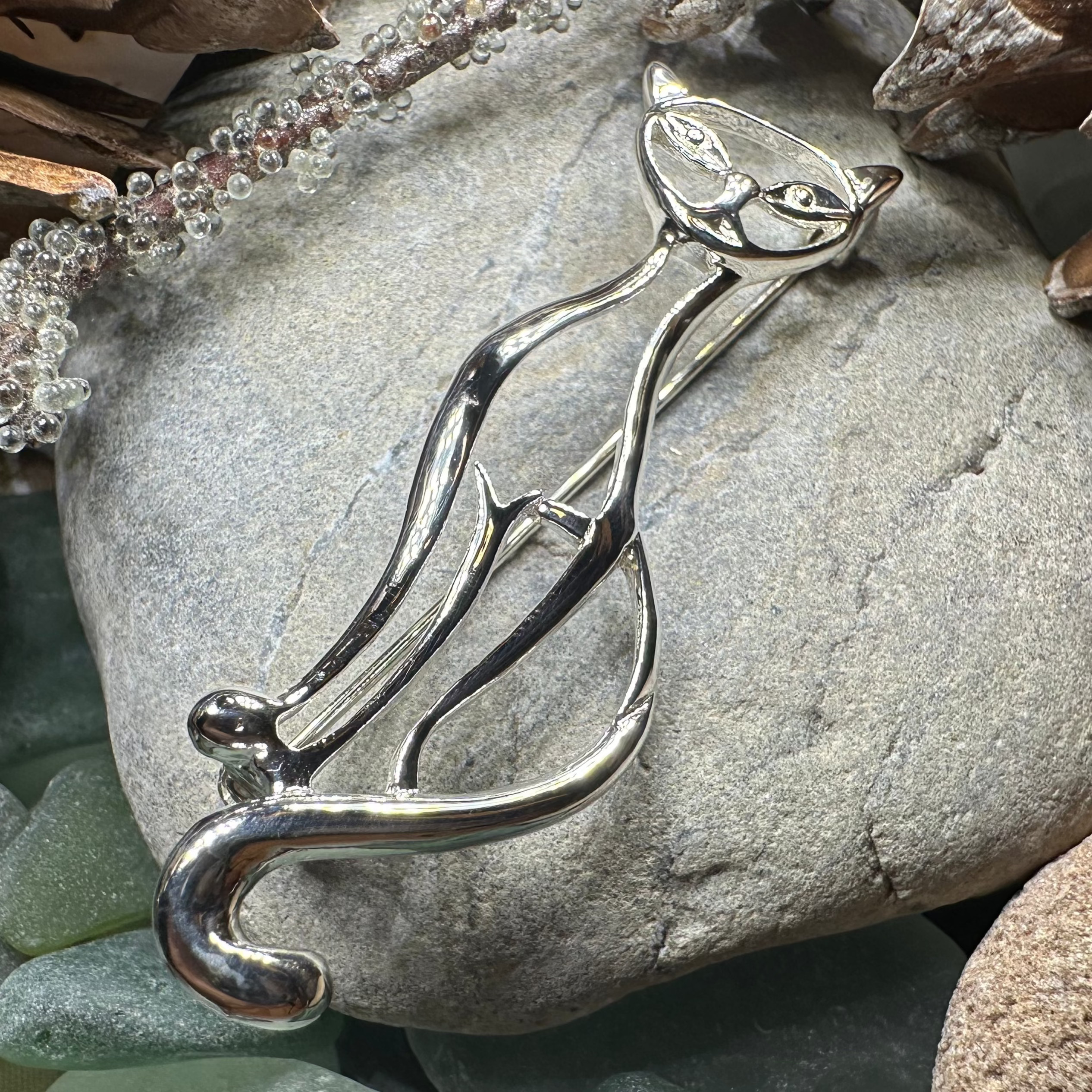 Couture Cat Brooch