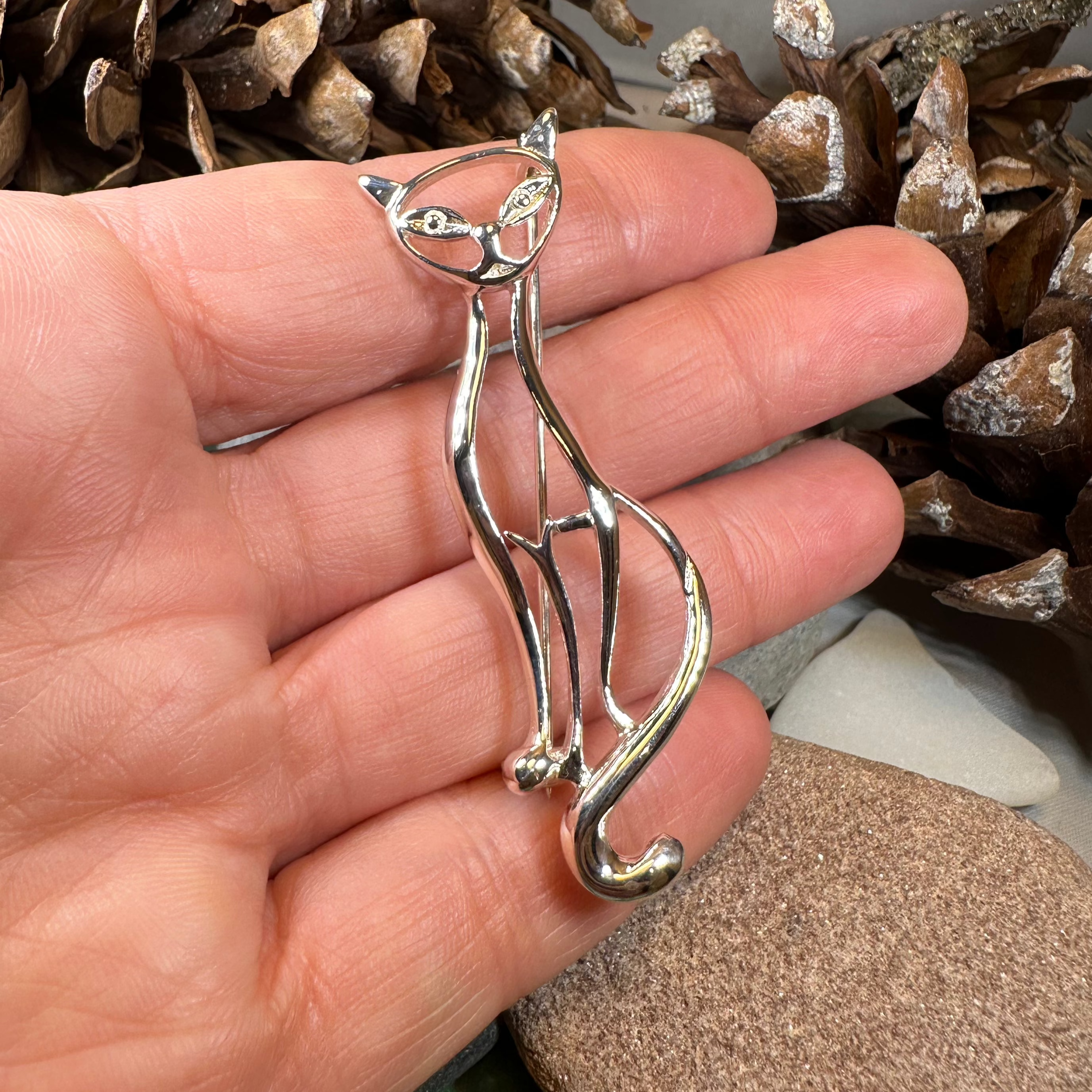 Couture Cat Brooch
