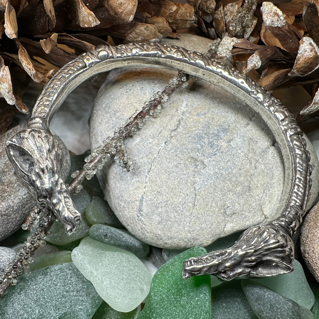 Celtic Wolf Torc Bracelet