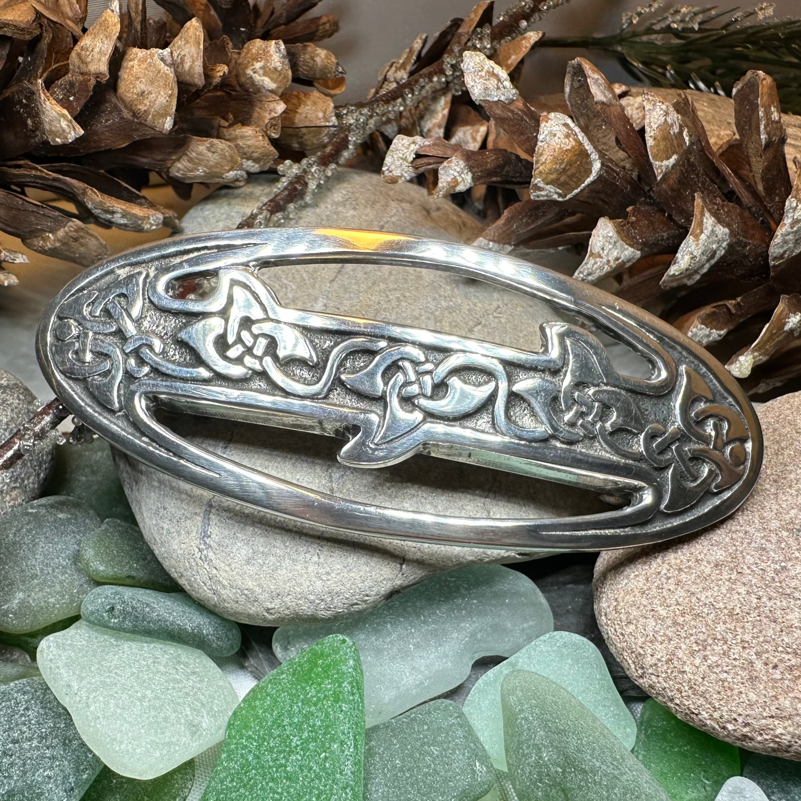 Journey Celtic Knot Hair Clip for Women