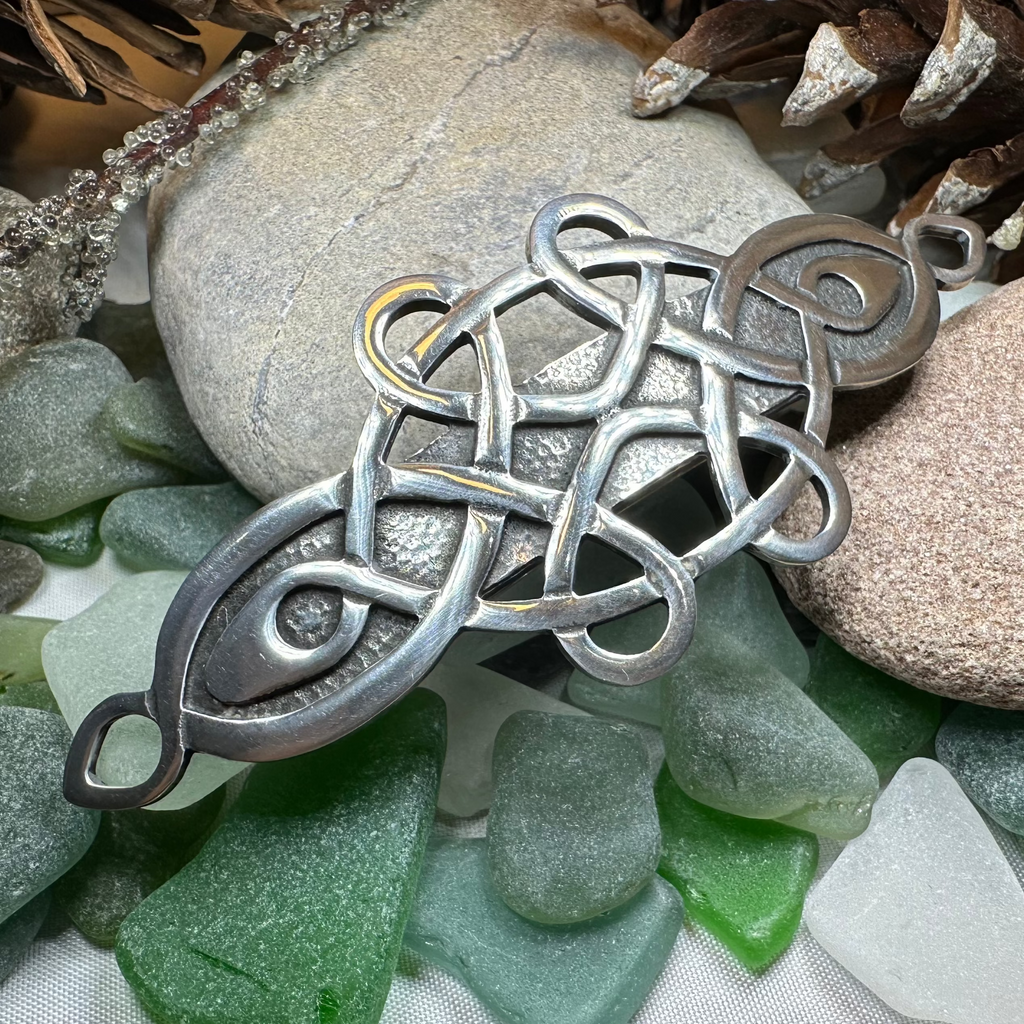 Celtic Love Knot Hair Clip for Women