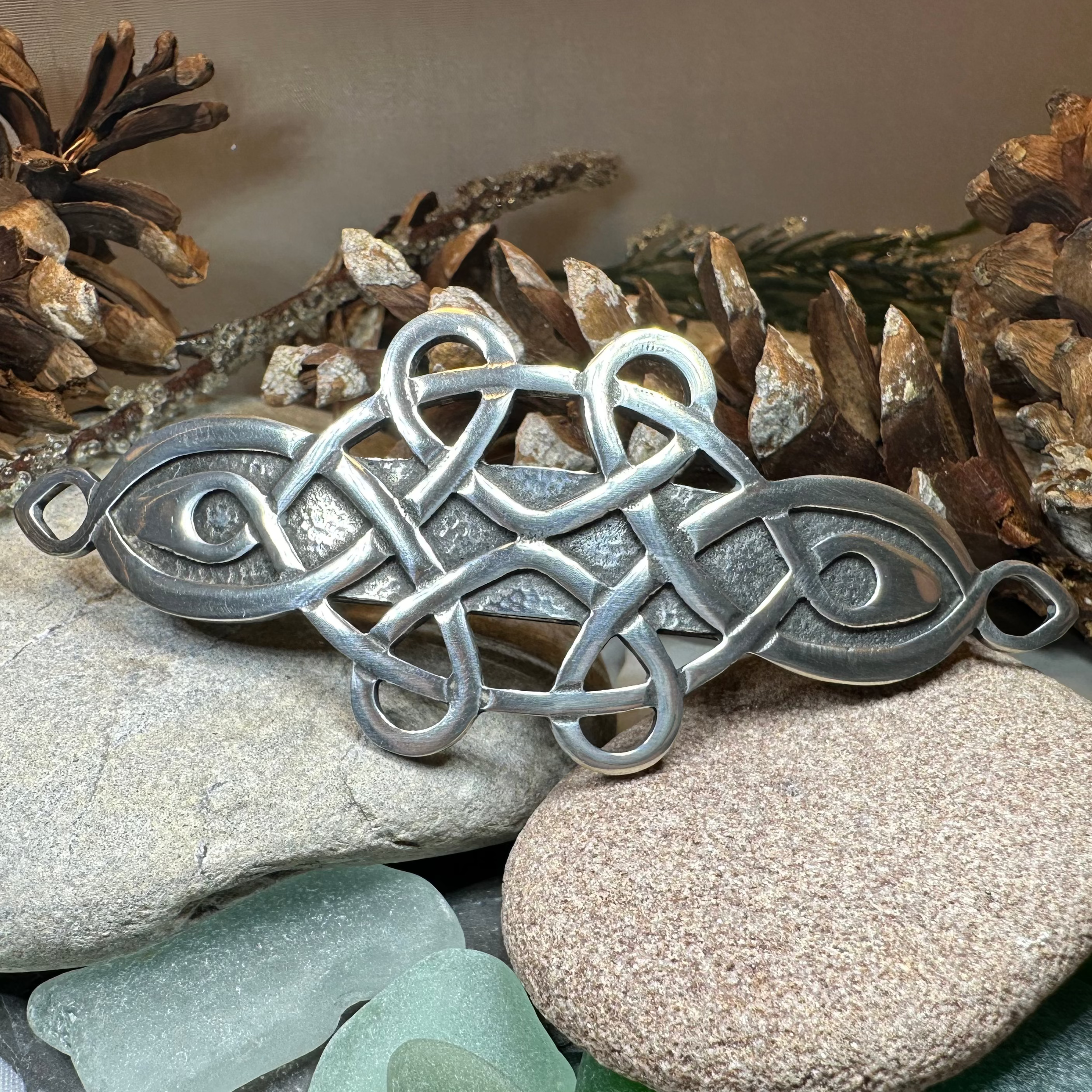 Celtic Love Knot Hair Clip for Women