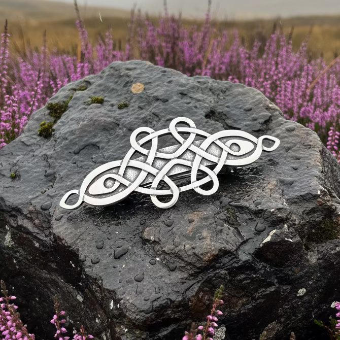 Celtic Love Knot Hair Clip for Women
