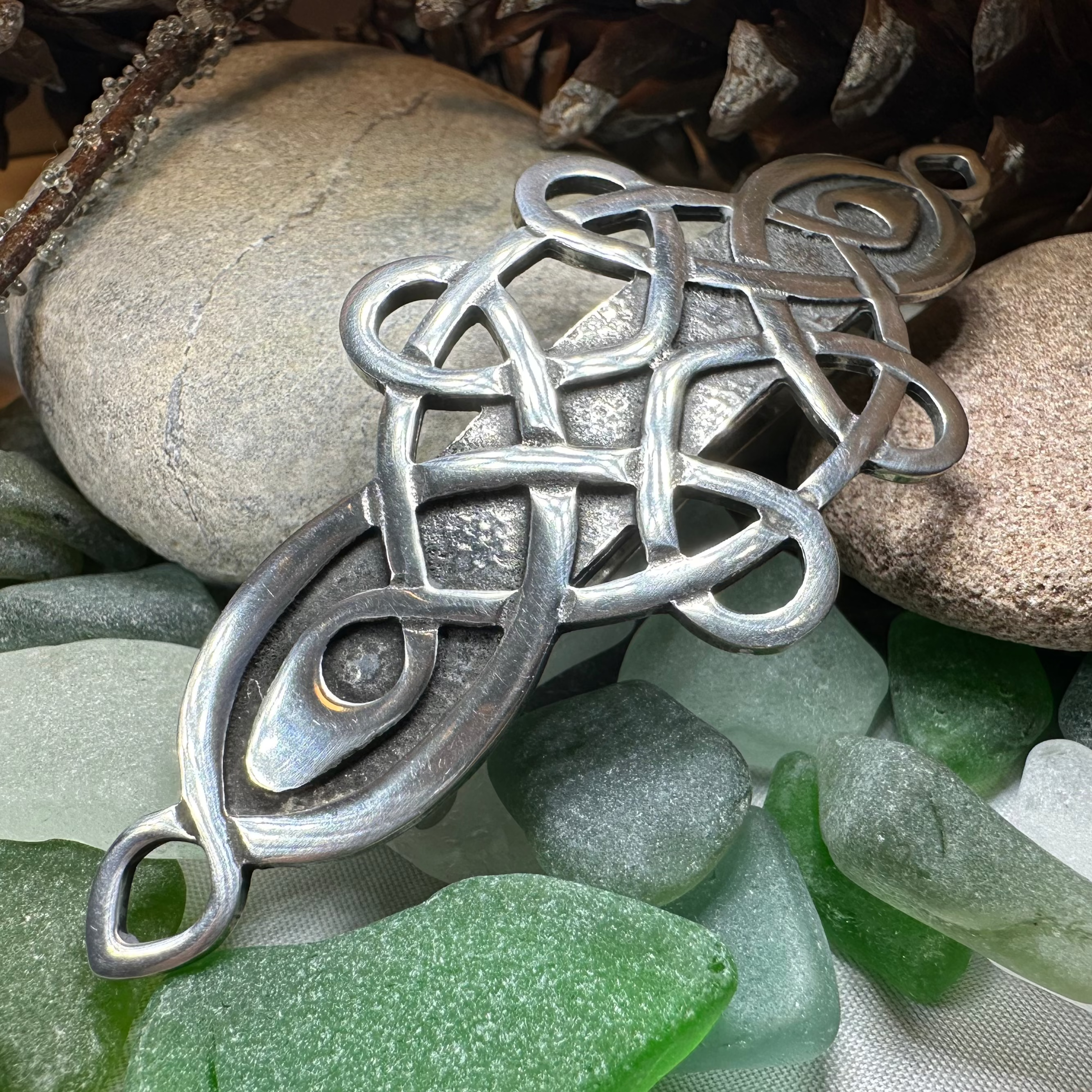 Celtic Love Knot Hair Clip for Women
