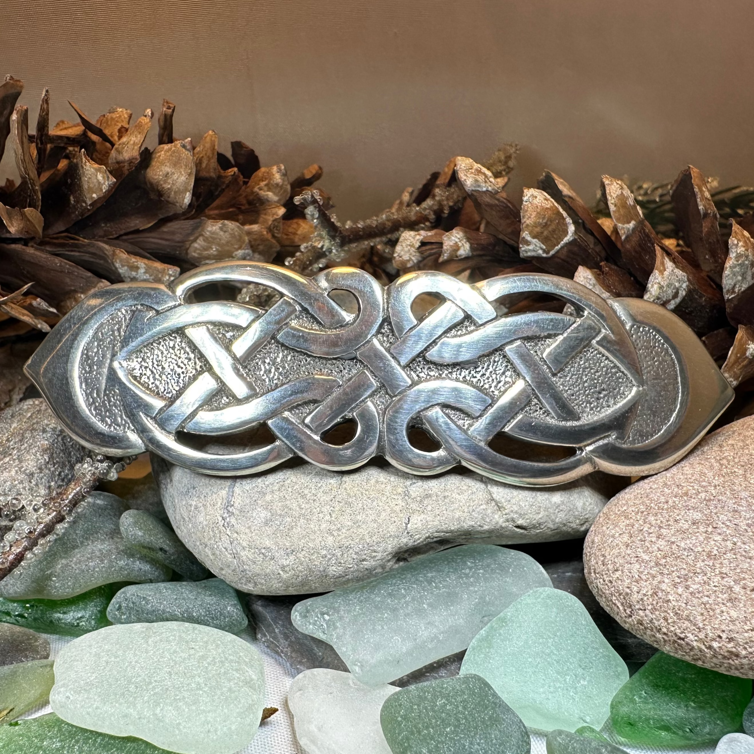 Celtic Trust Knot Hair Clip for Women