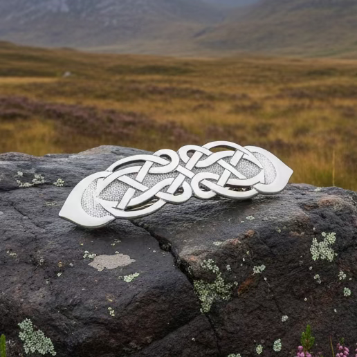 Celtic Trust Knot Hair Clip for Women