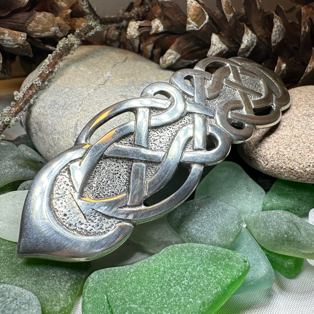 Celtic Trust Knot Hair Clip for Women