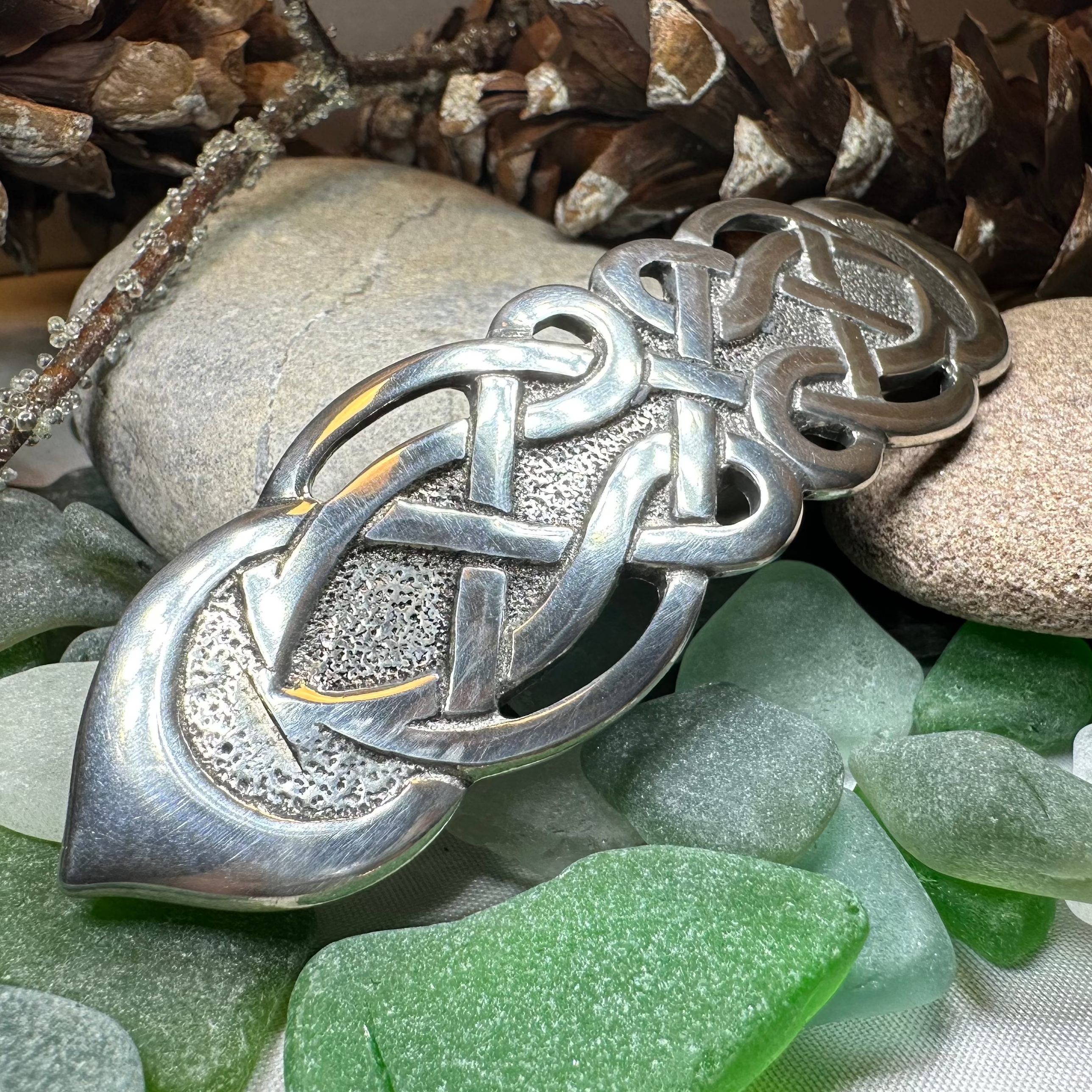 Celtic Trust Knot Hair Clip for Women