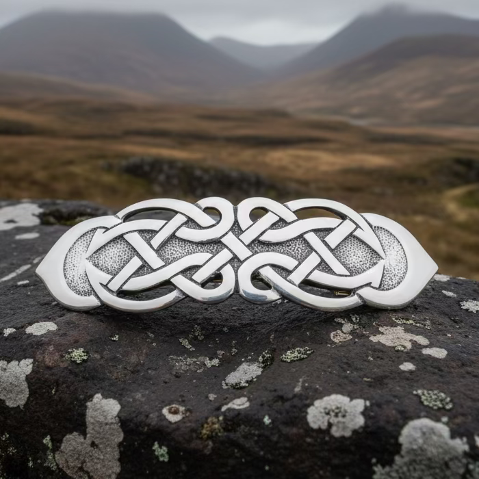 Celtic Trust Knot Hair Clip for Women