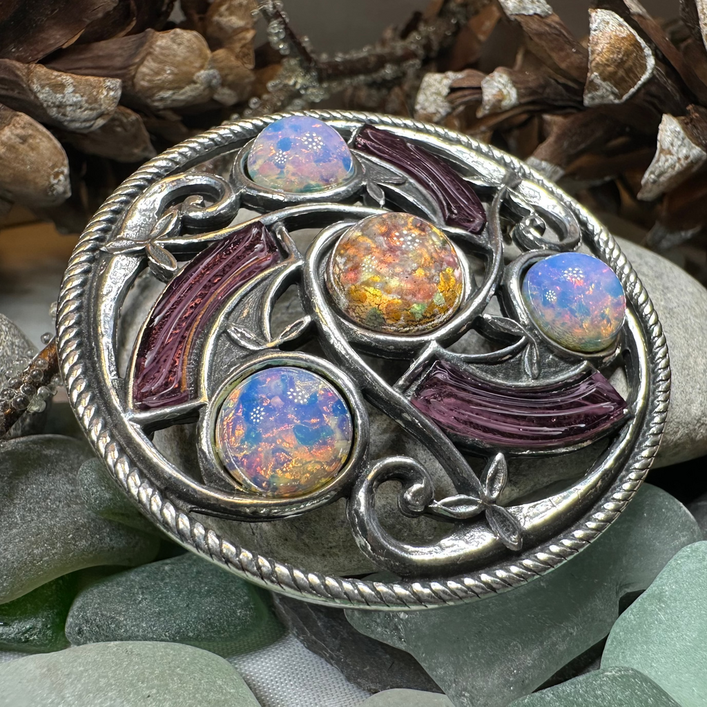 Eveningtide Celtic Knot Brooch