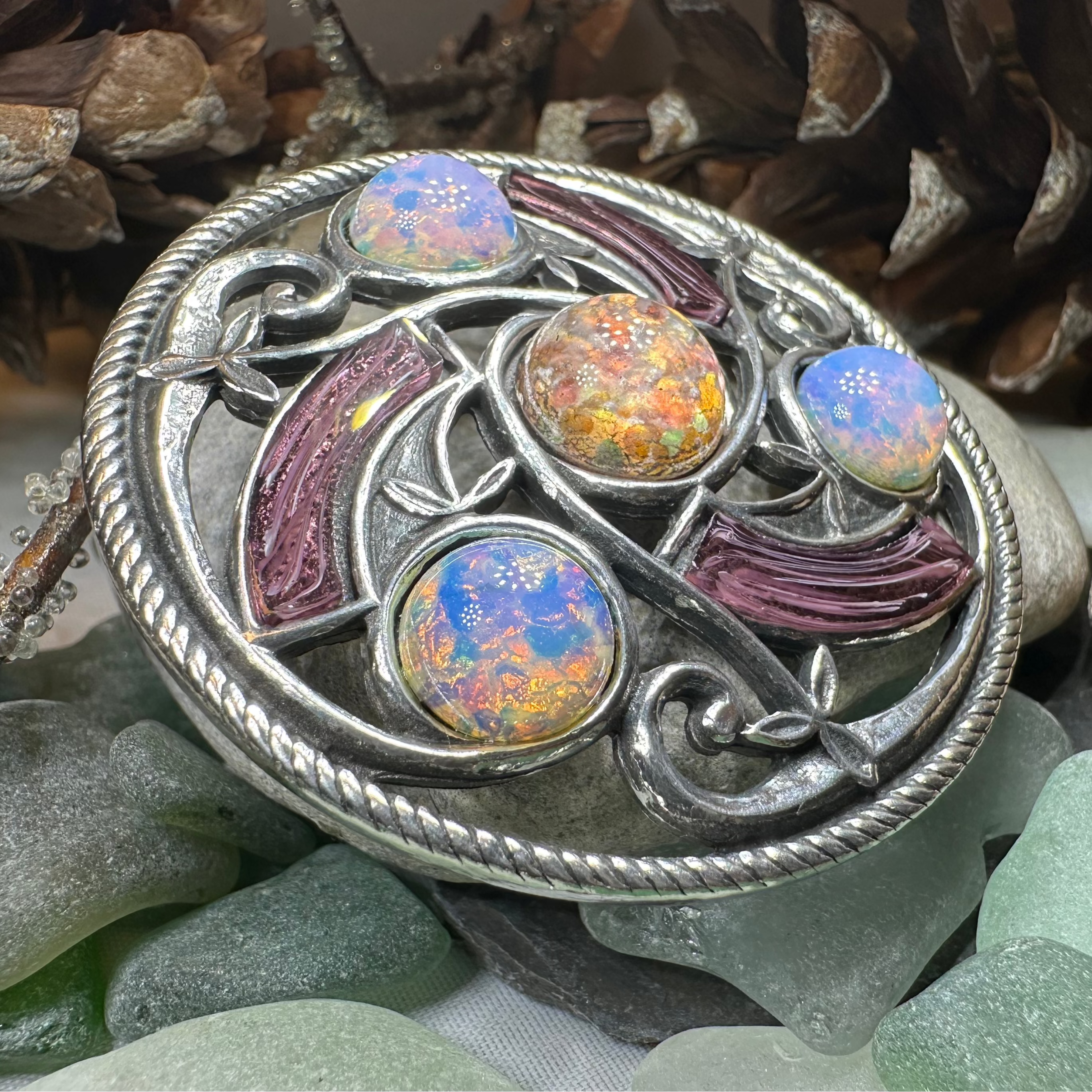 Eveningtide Celtic Knot Brooch
