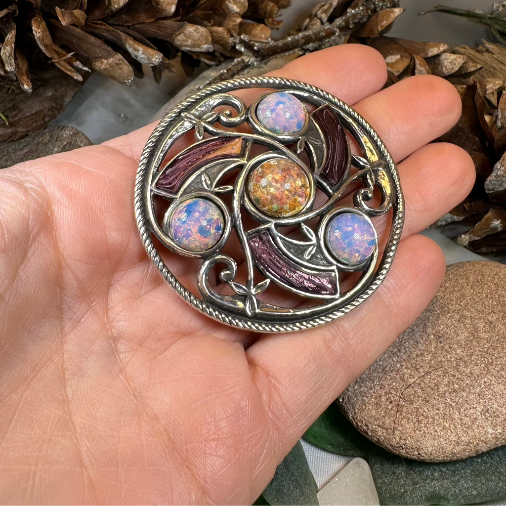Eveningtide Celtic Knot Brooch