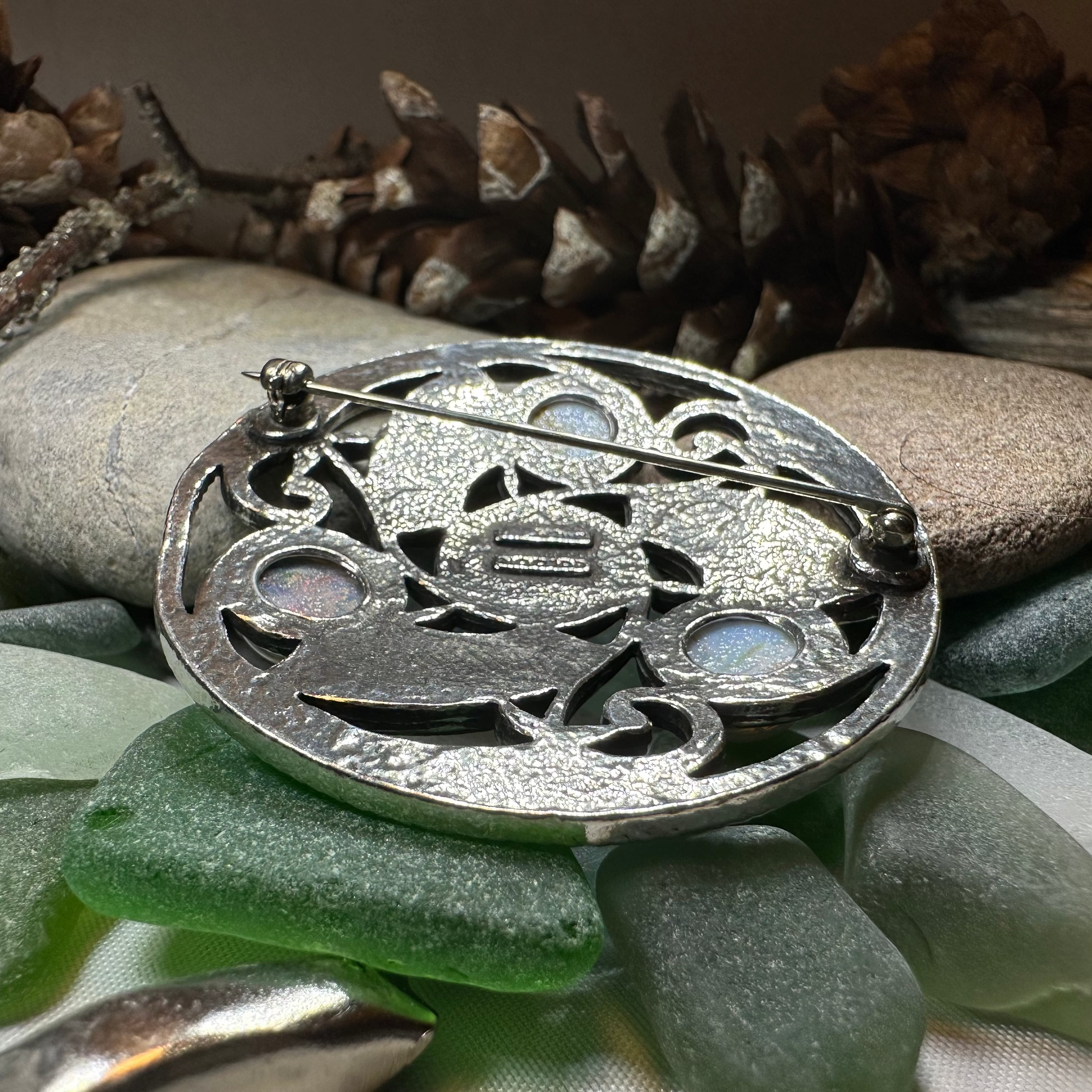 Eveningtide Celtic Knot Brooch