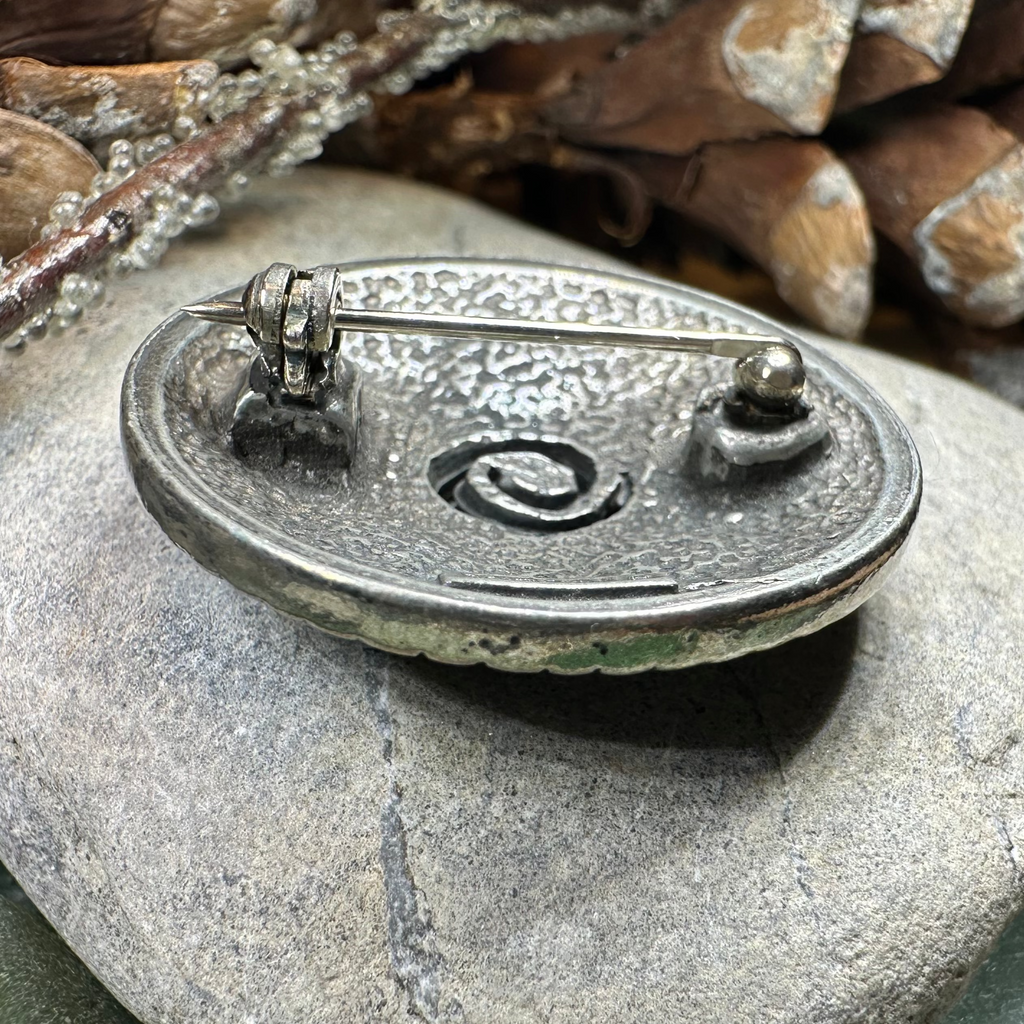 Nightfall Celtic Knot Brooch - Handmade in Scotland